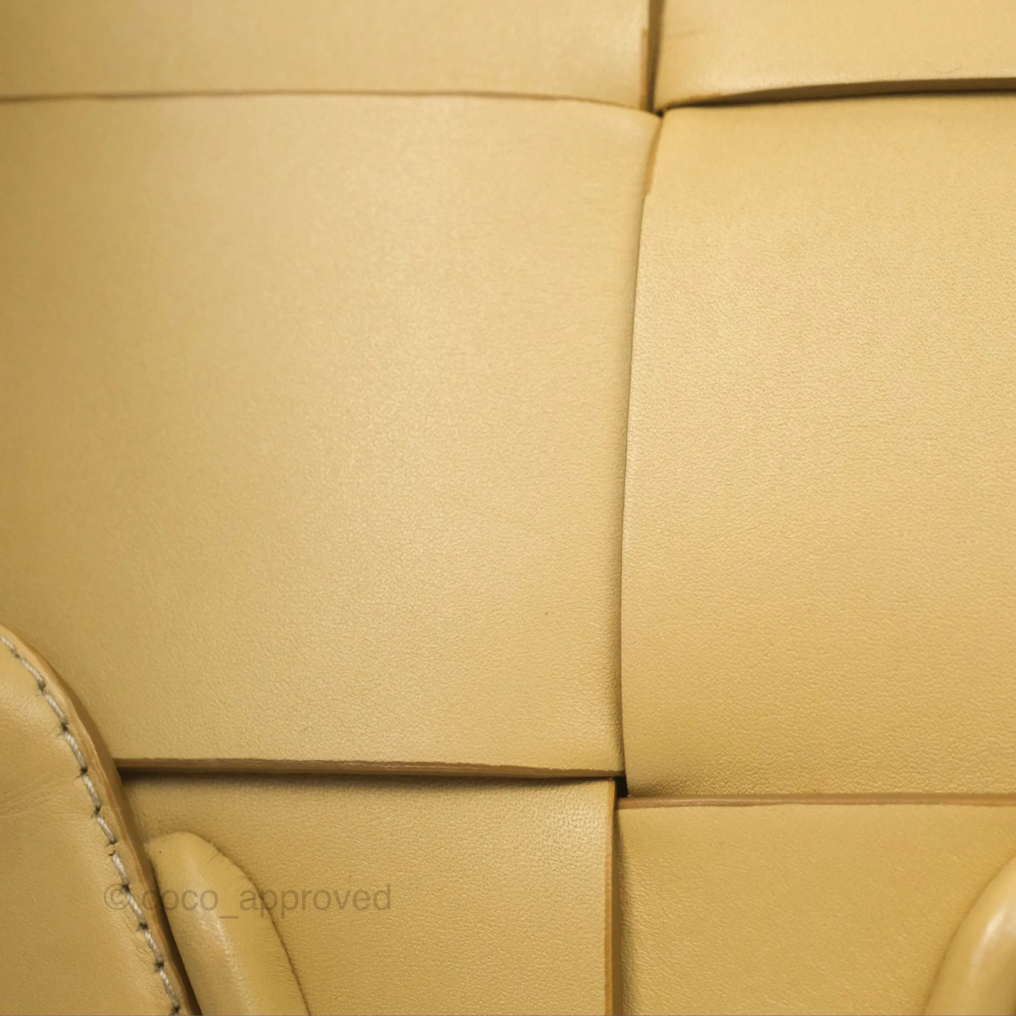 Bottega Veneta Arco Mini Intrecciato Textured-leather Tote Yellow