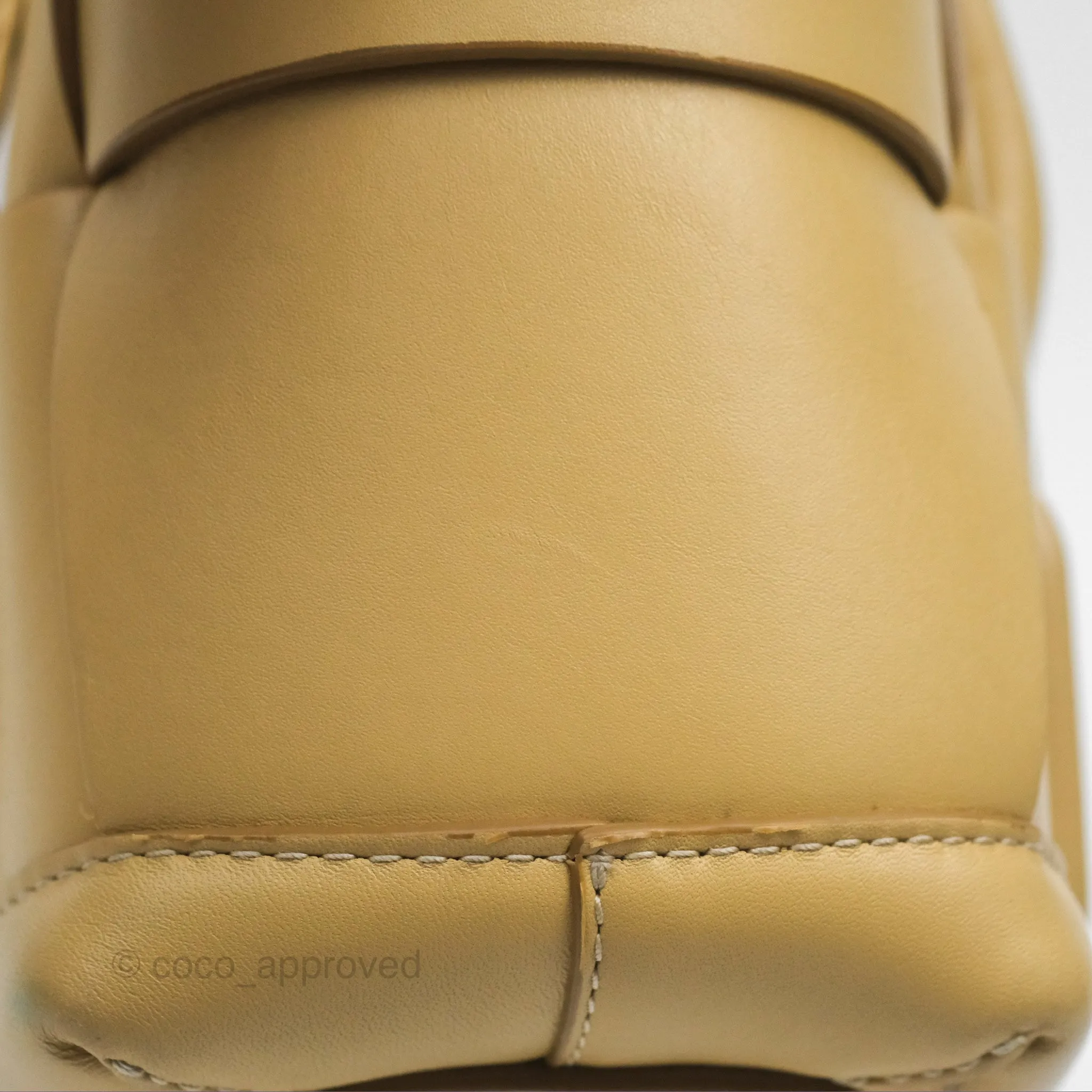 Bottega Veneta Arco Mini Intrecciato Textured-leather Tote Yellow