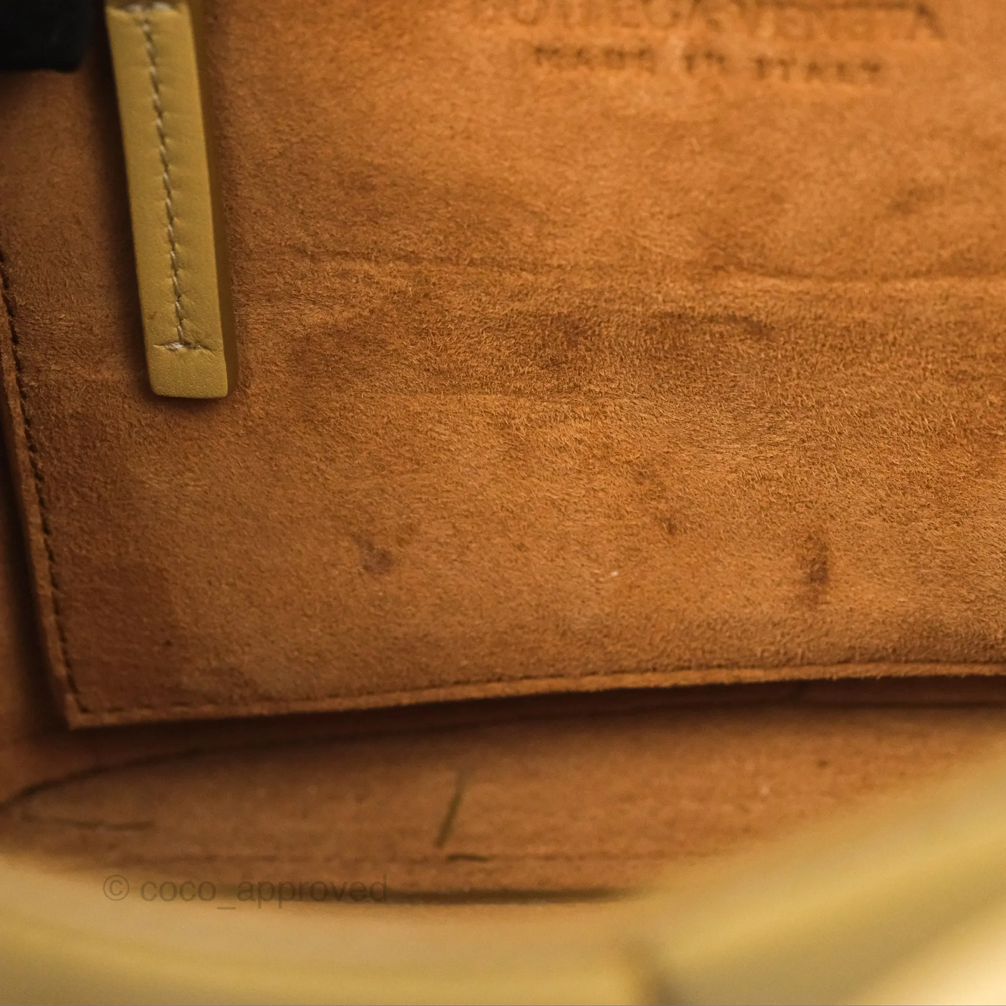 Bottega Veneta Arco Mini Intrecciato Textured-leather Tote Yellow