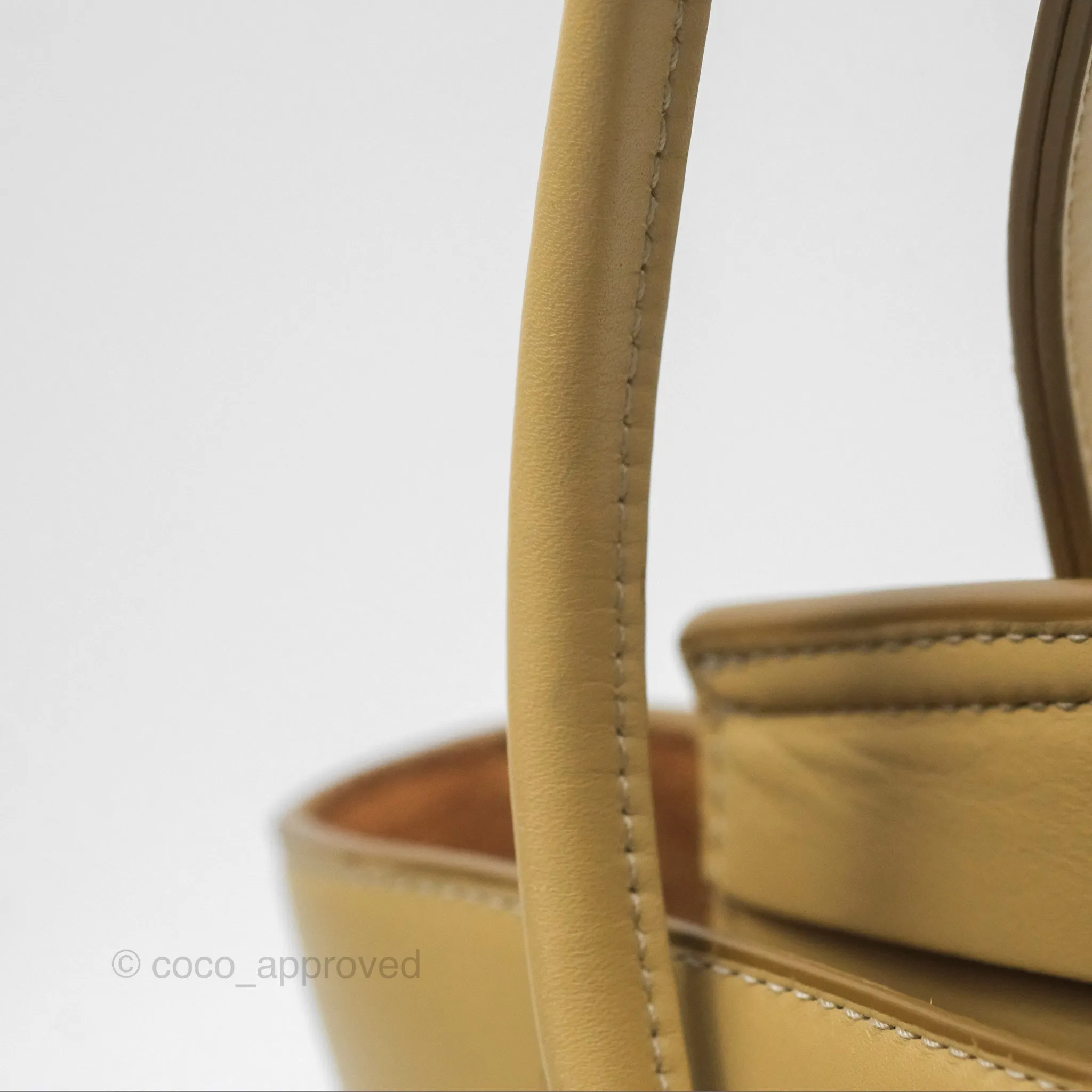 Bottega Veneta Arco Mini Intrecciato Textured-leather Tote Yellow