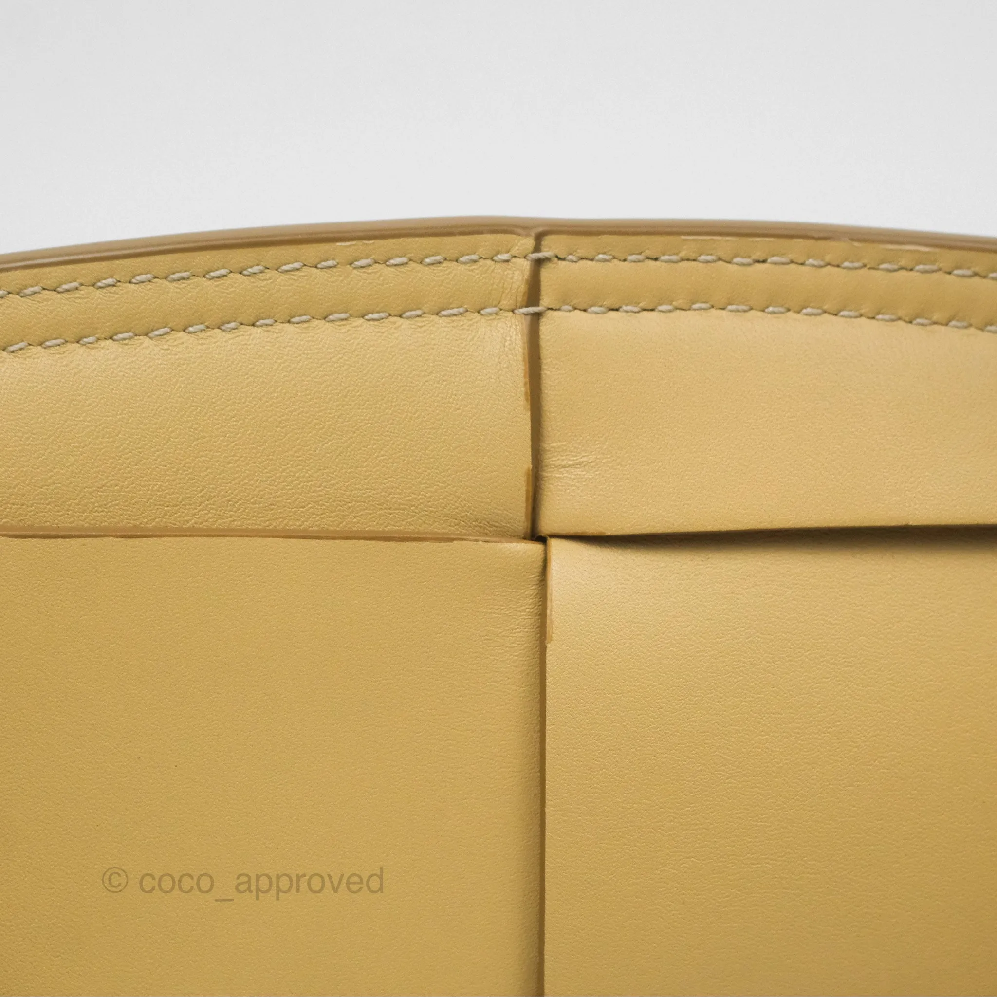 Bottega Veneta Arco Mini Intrecciato Textured-leather Tote Yellow