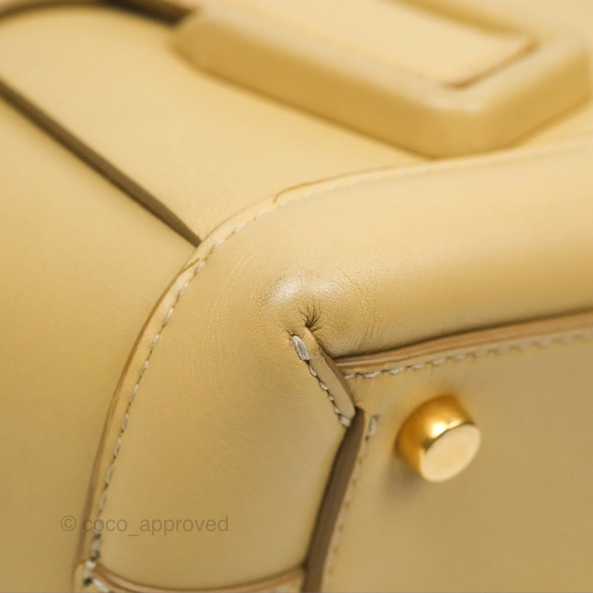 Bottega Veneta Arco Mini Intrecciato Textured-leather Tote Yellow