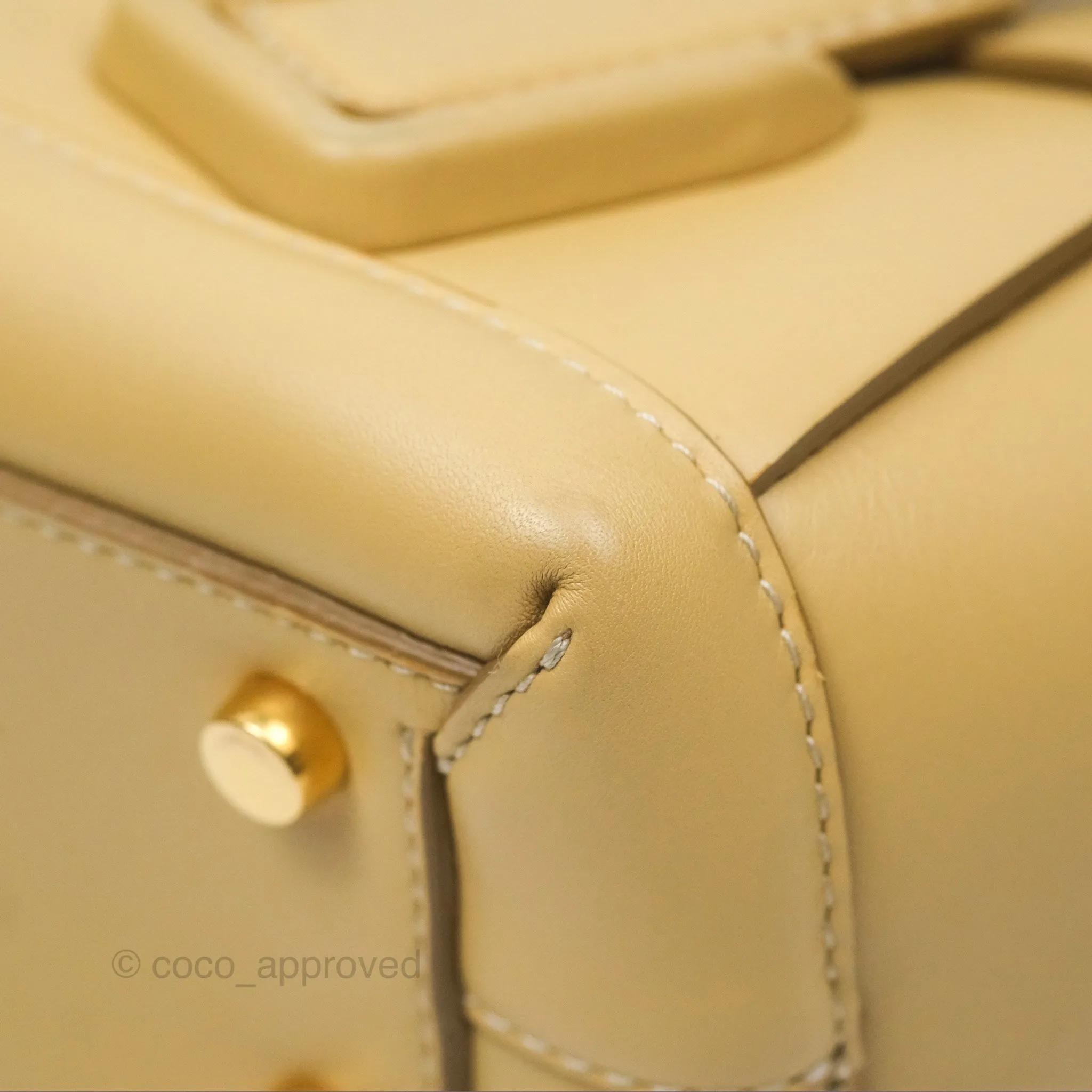 Bottega Veneta Arco Mini Intrecciato Textured-leather Tote Yellow