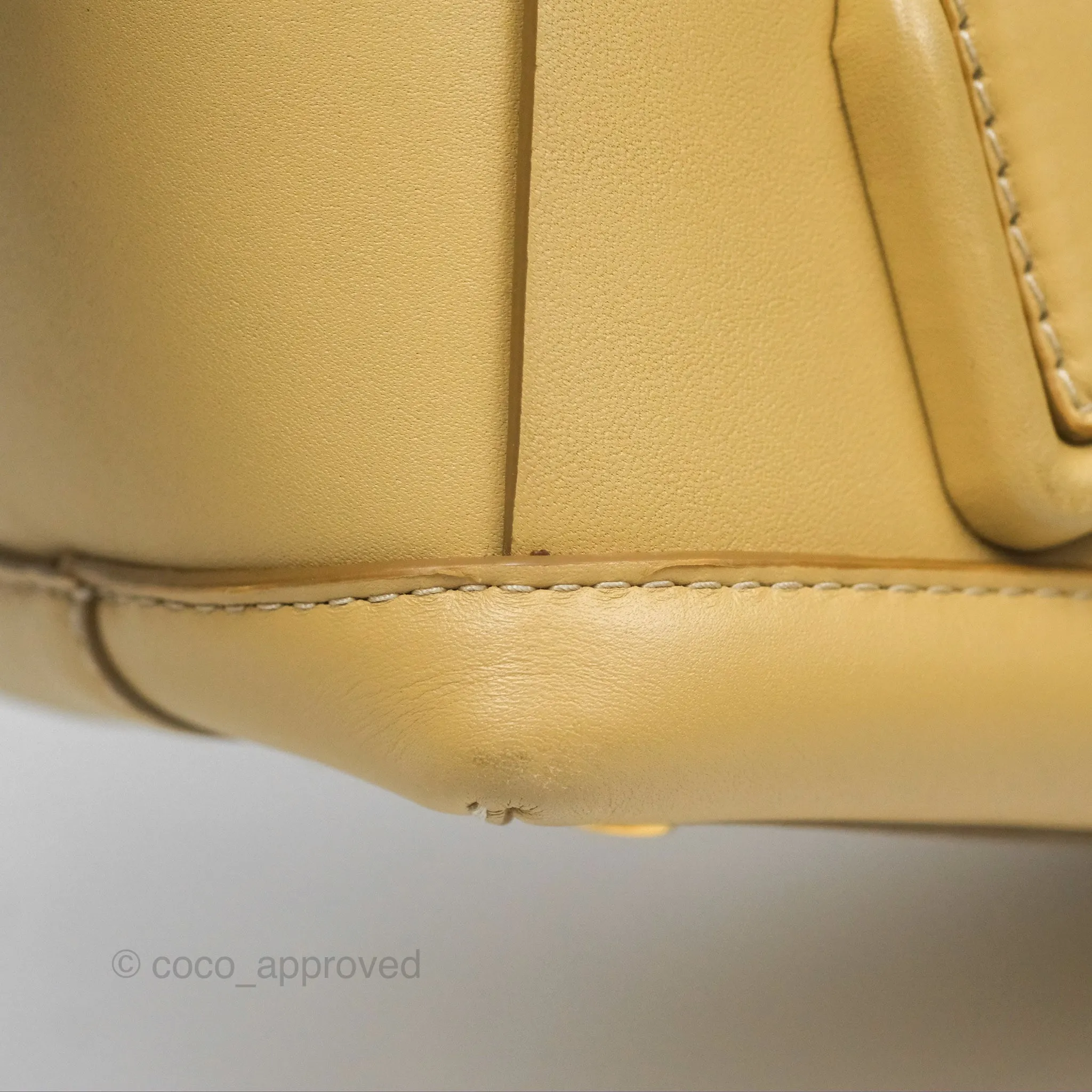 Bottega Veneta Arco Mini Intrecciato Textured-leather Tote Yellow