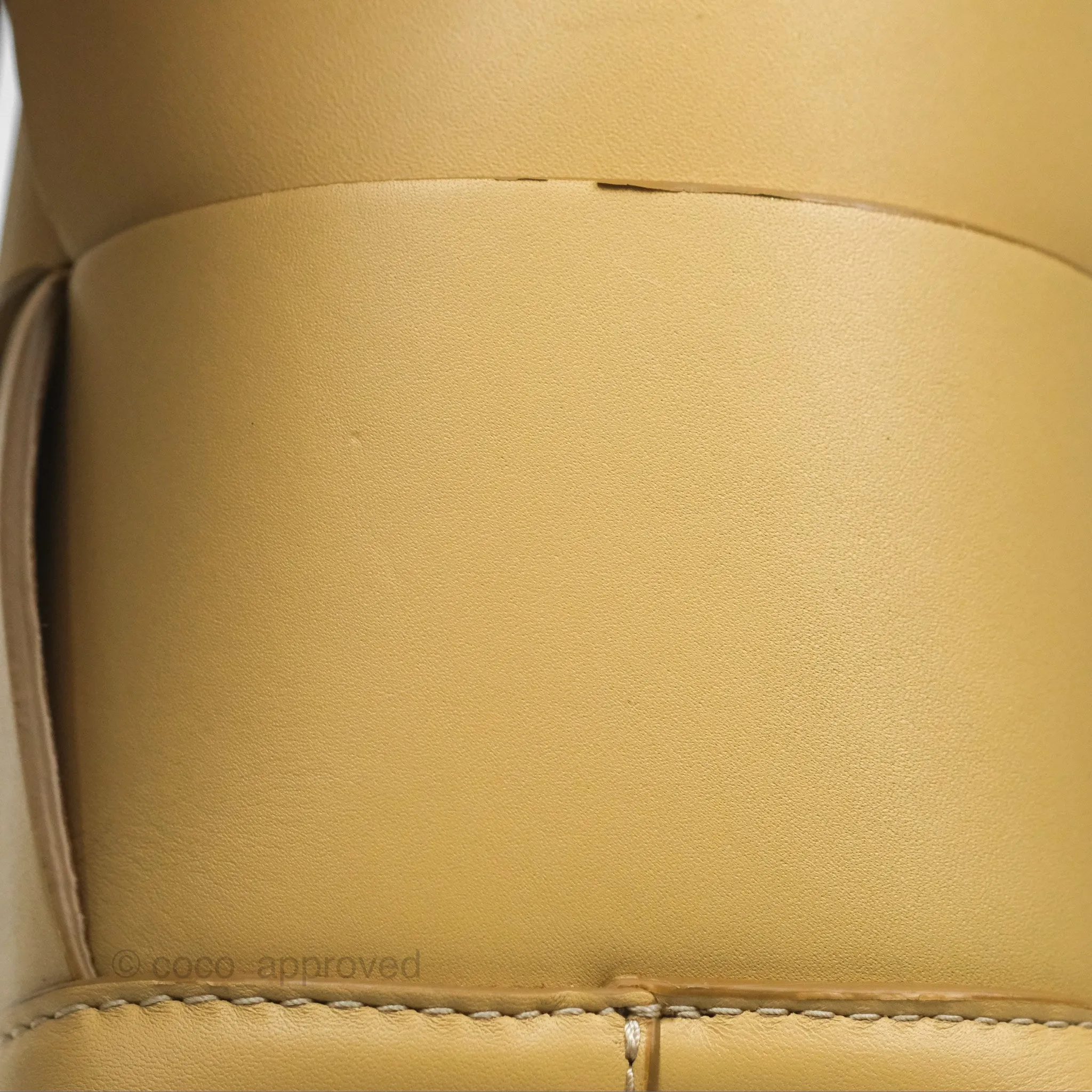 Bottega Veneta Arco Mini Intrecciato Textured-leather Tote Yellow