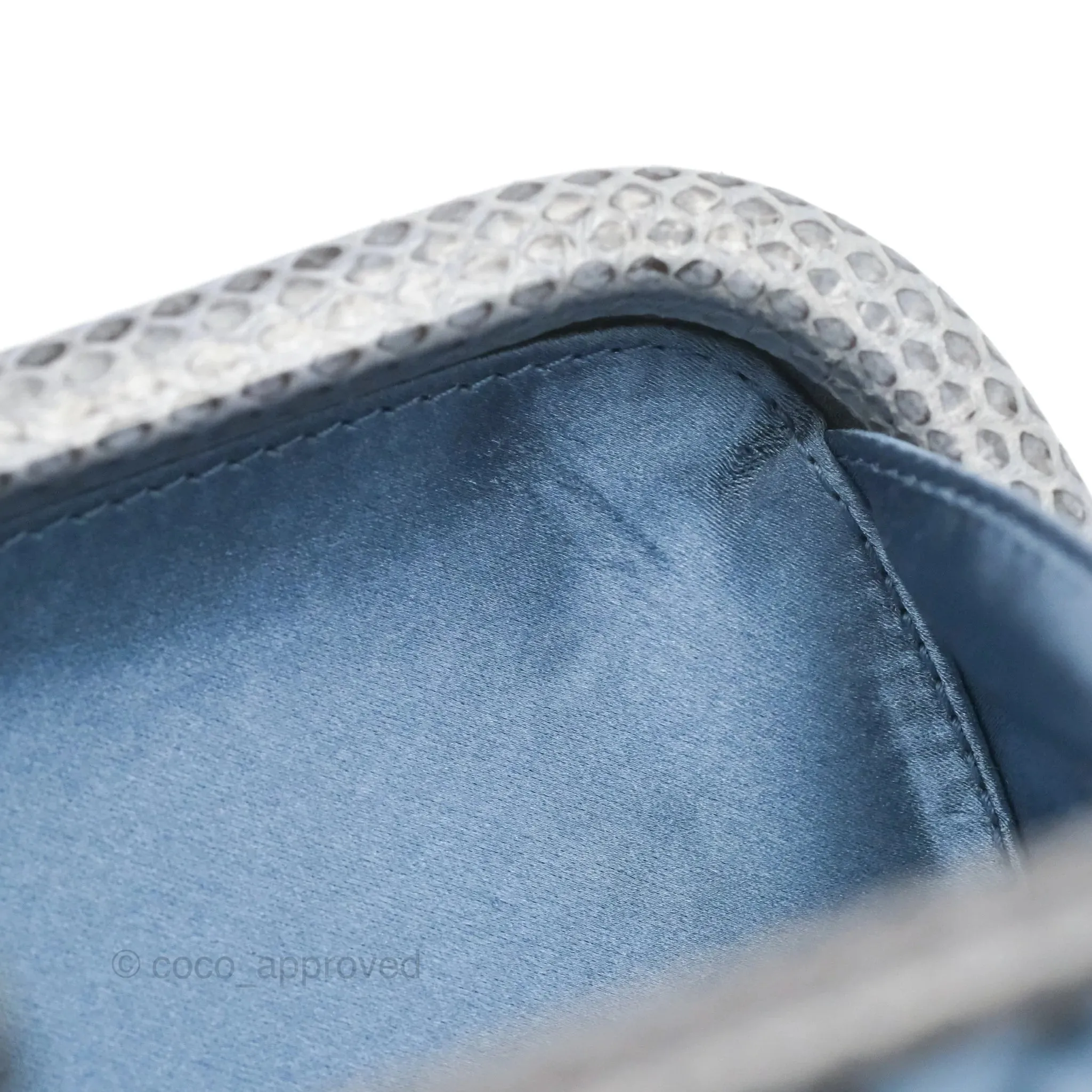 Bottega Veneta Ayers Satin Intreccio Stretch Knot Clutch Navy