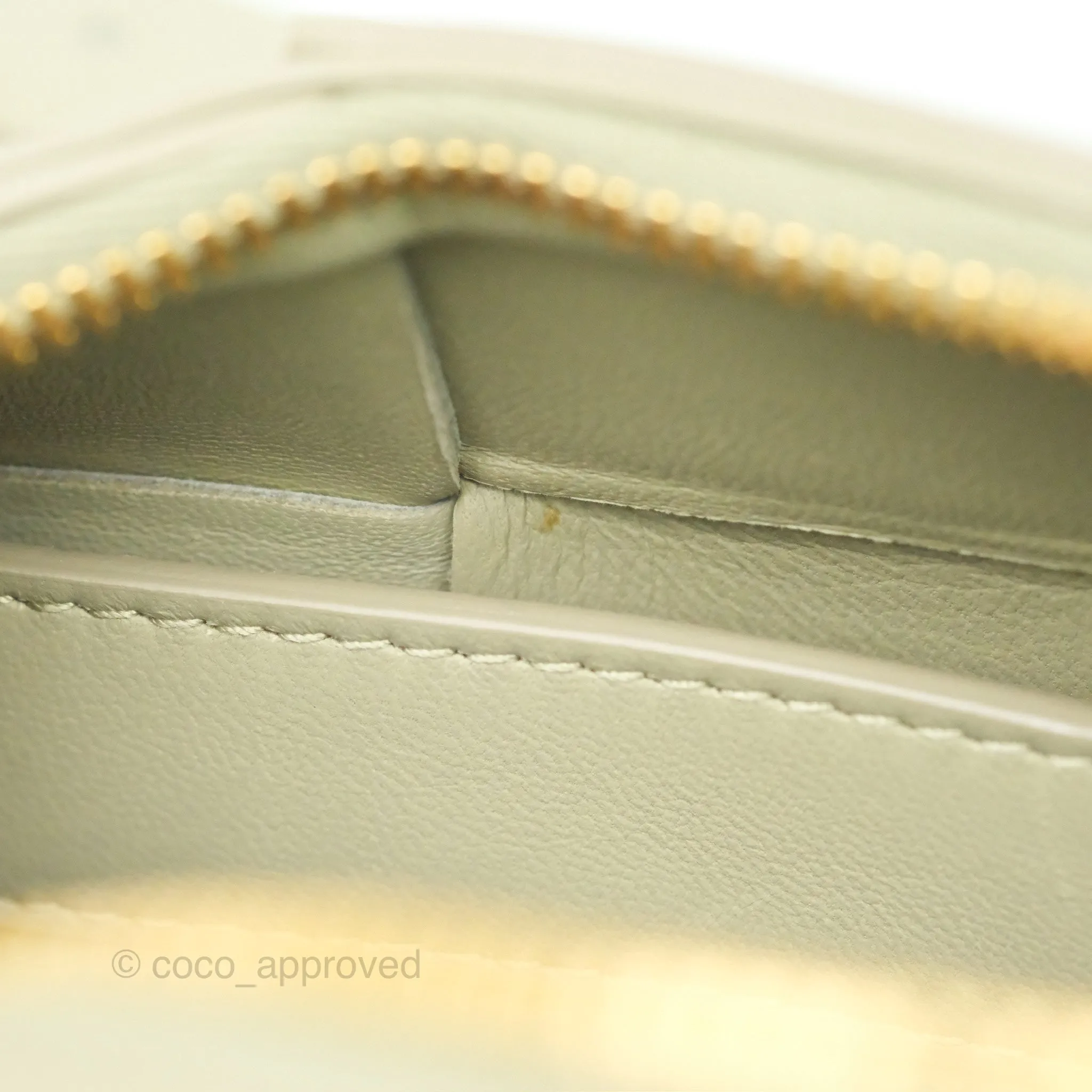 Bottega Veneta Brick Cassette Bag Olive Green Intrecciato Lambskin
