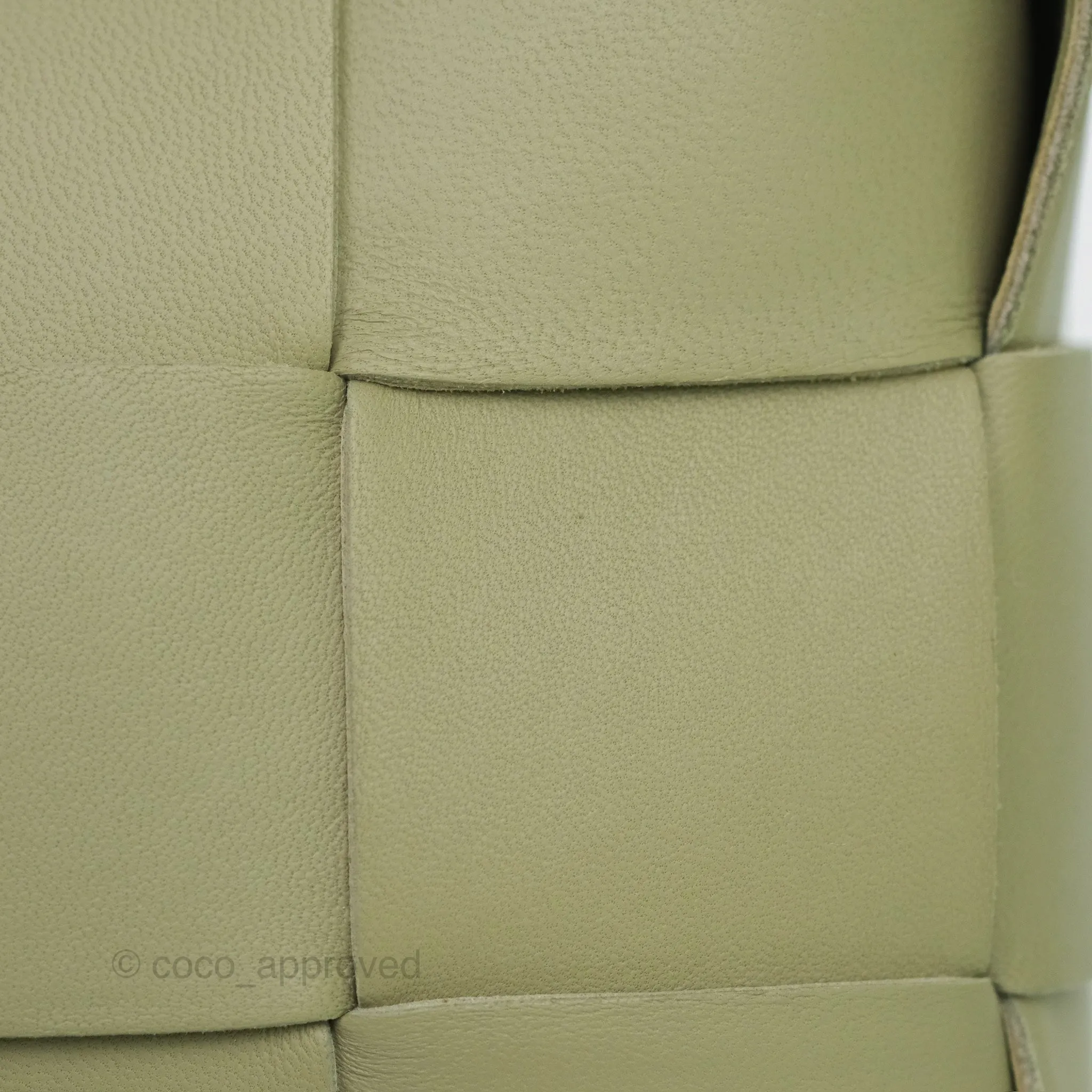 Bottega Veneta Brick Cassette Bag Olive Green Intrecciato Lambskin