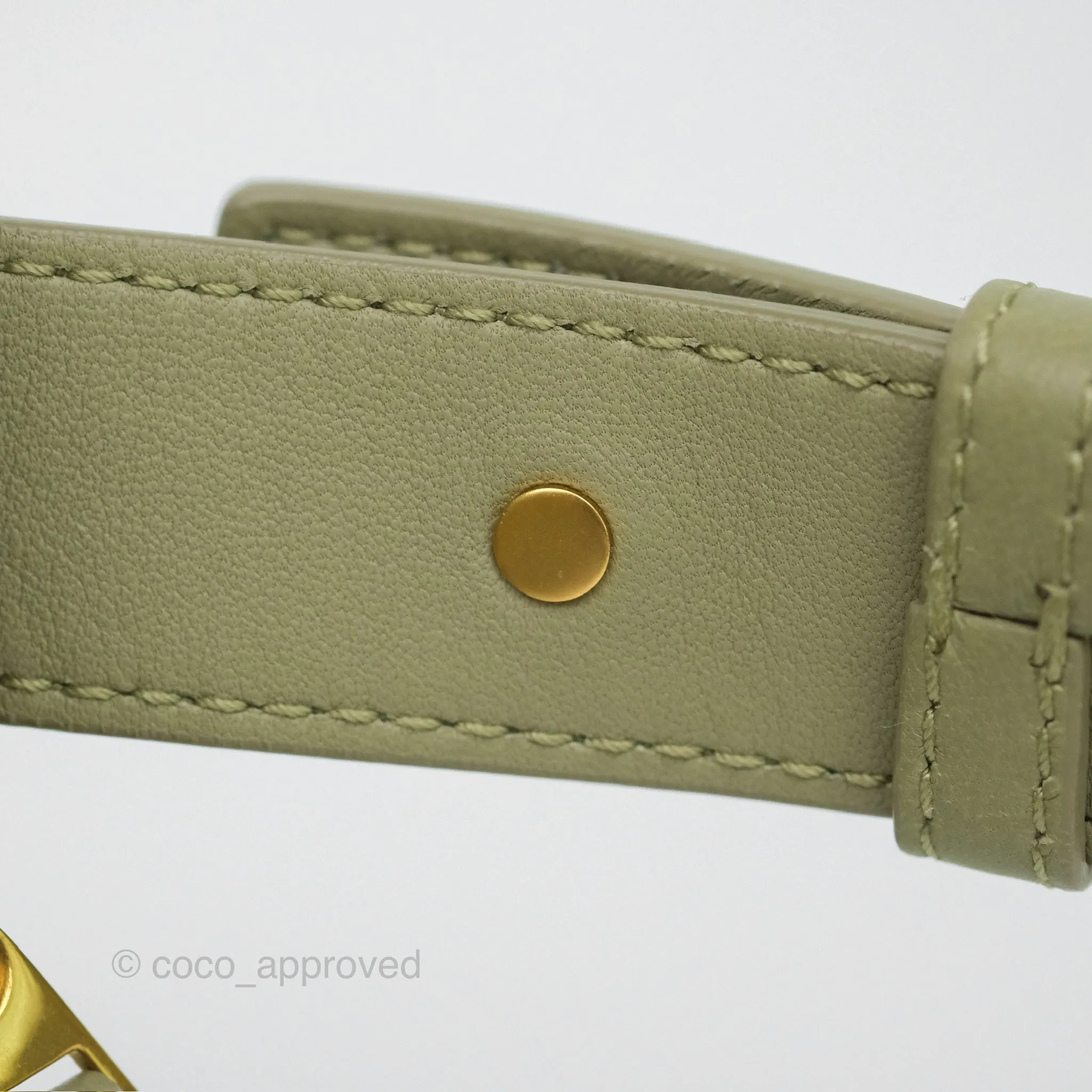 Bottega Veneta Brick Cassette Bag Olive Green Intrecciato Lambskin