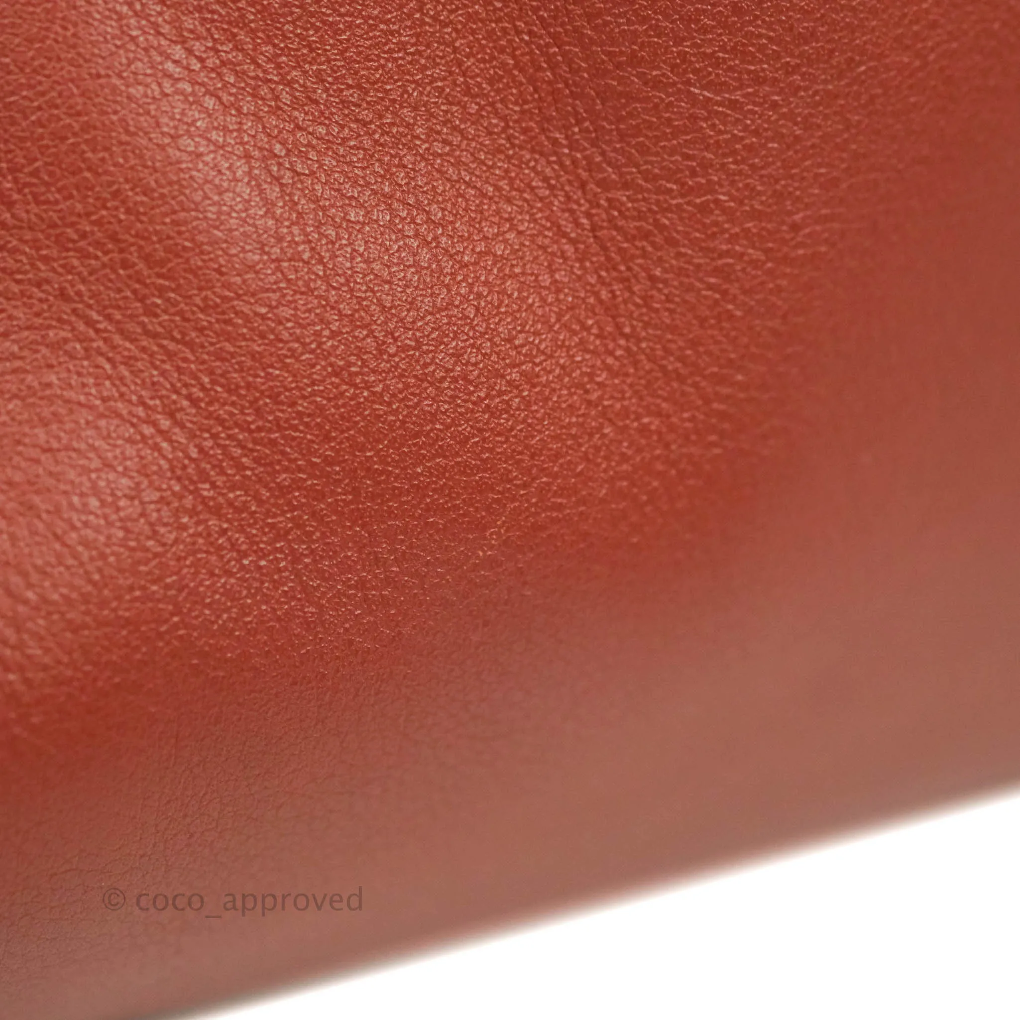 Bottega Veneta Butter Calfskin The Mini Pouch Bordeaux Brick Red