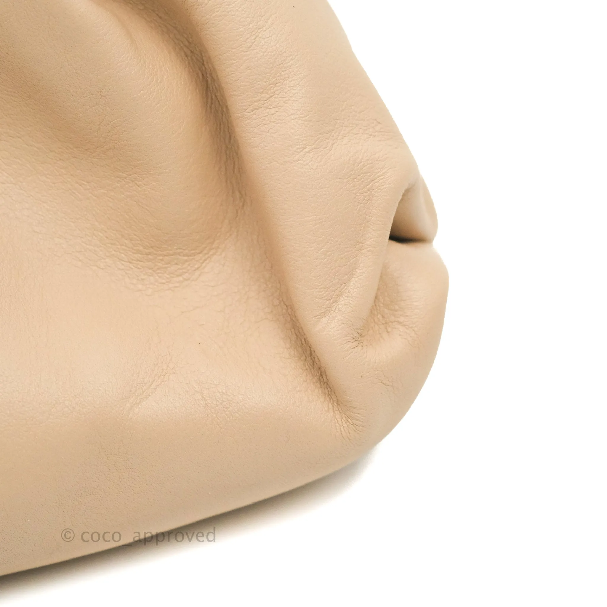 Bottega Veneta Butter Calfskin The Mini Pouch Bordeaux Nude
