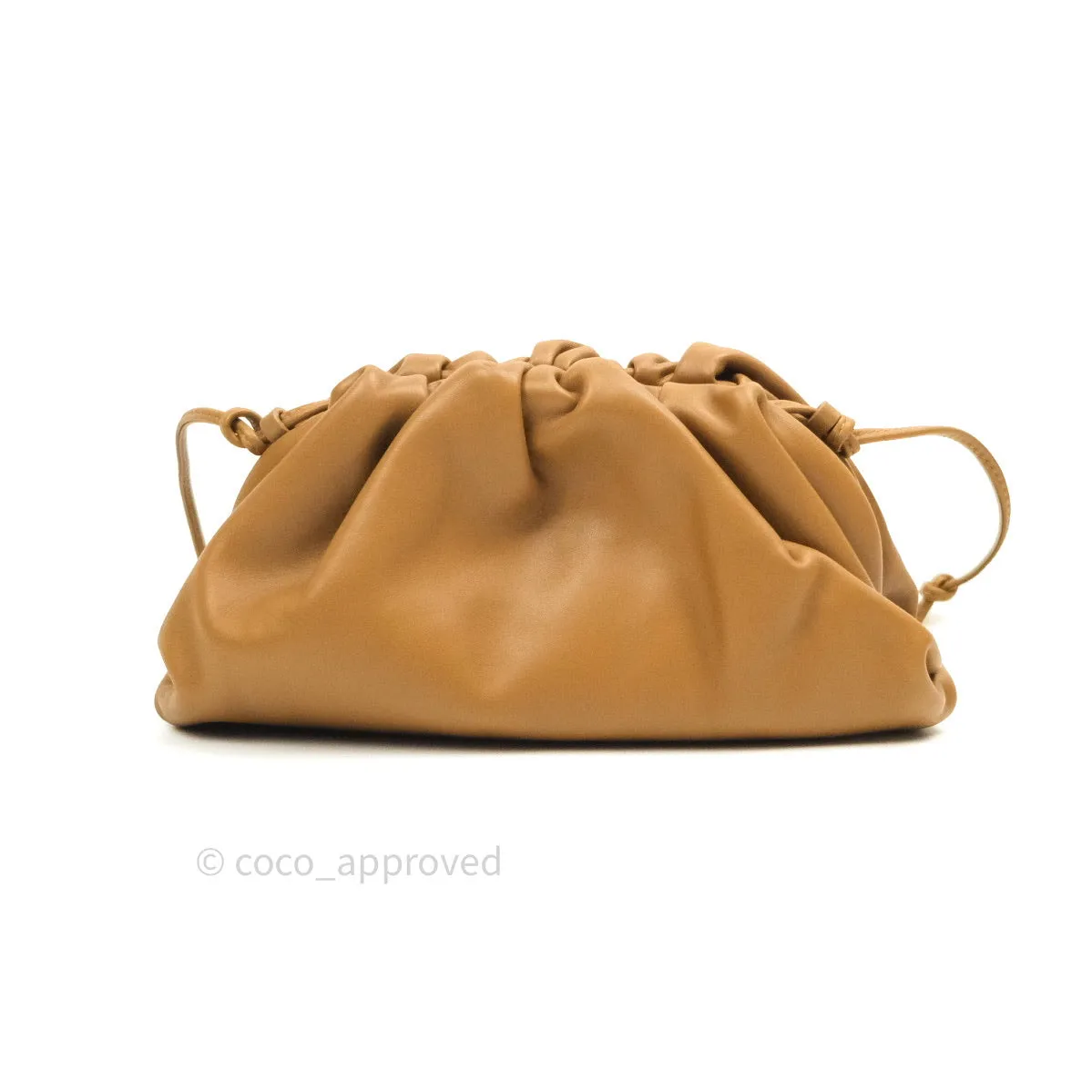 Bottega Veneta Butter Calfskin The Mini Pouch Camel
