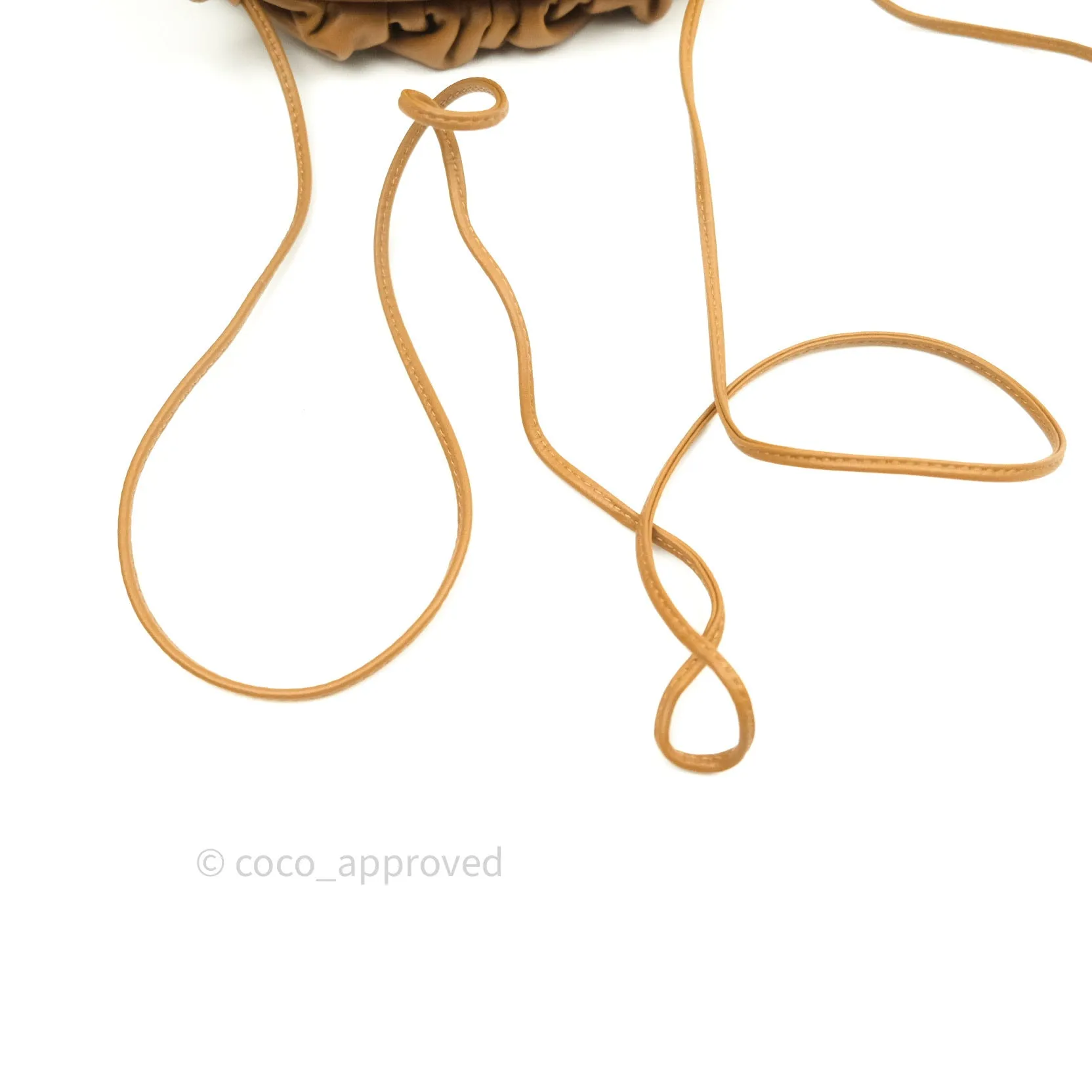 Bottega Veneta Butter Calfskin The Mini Pouch Camel