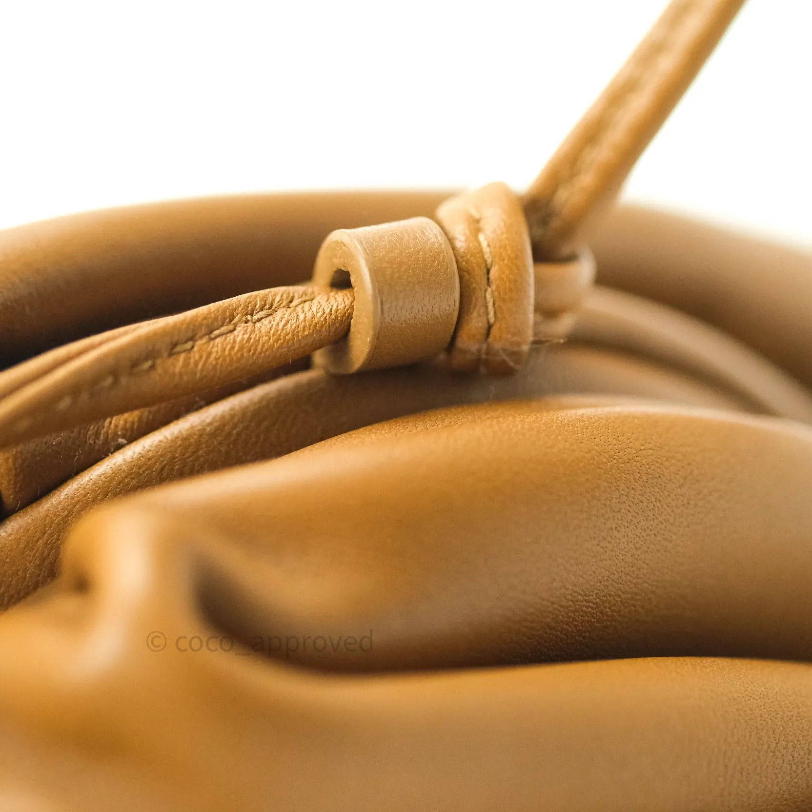 Bottega Veneta Butter Calfskin The Mini Pouch Camel