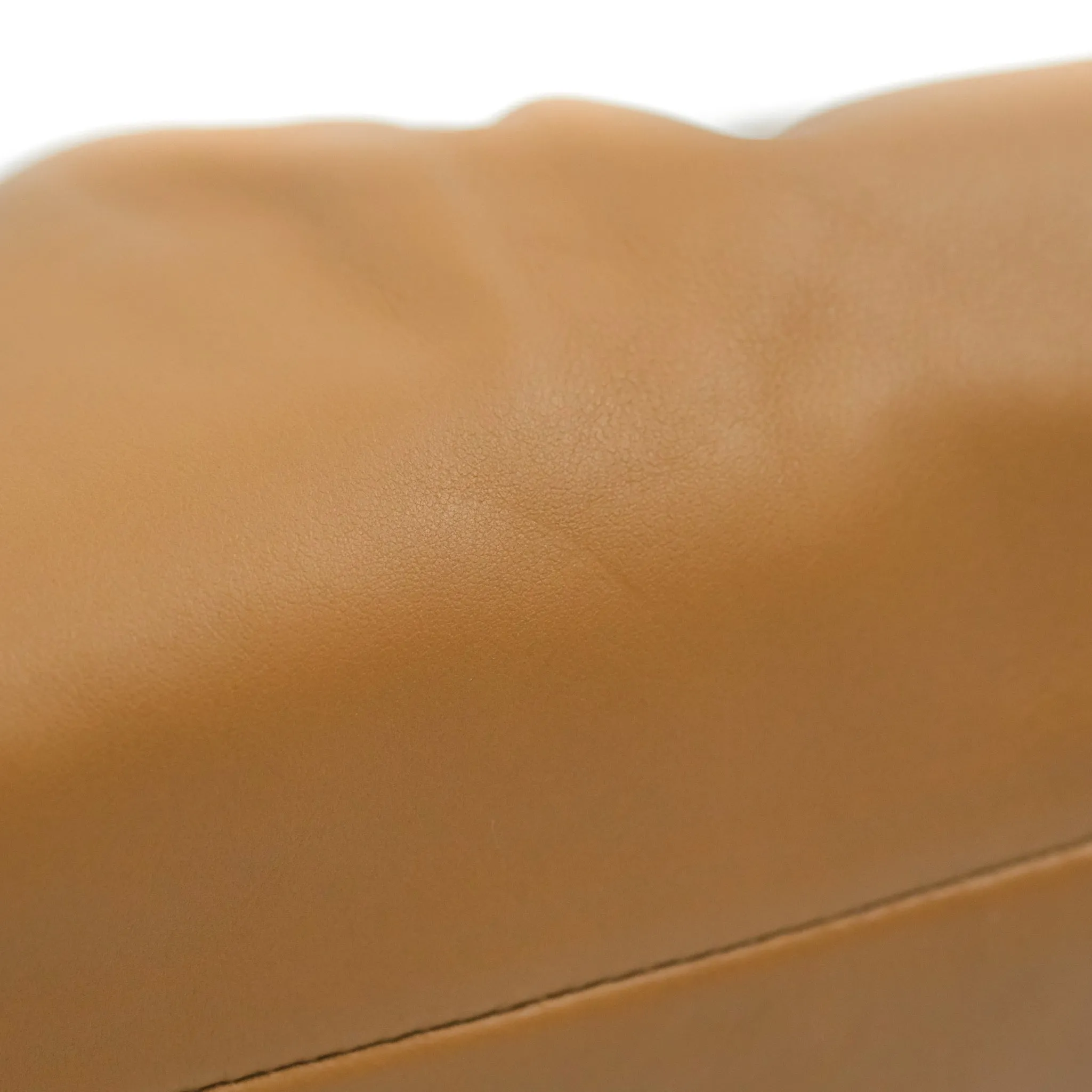 Bottega Veneta Butter Calfskin The Mini Pouch Dark Caramel