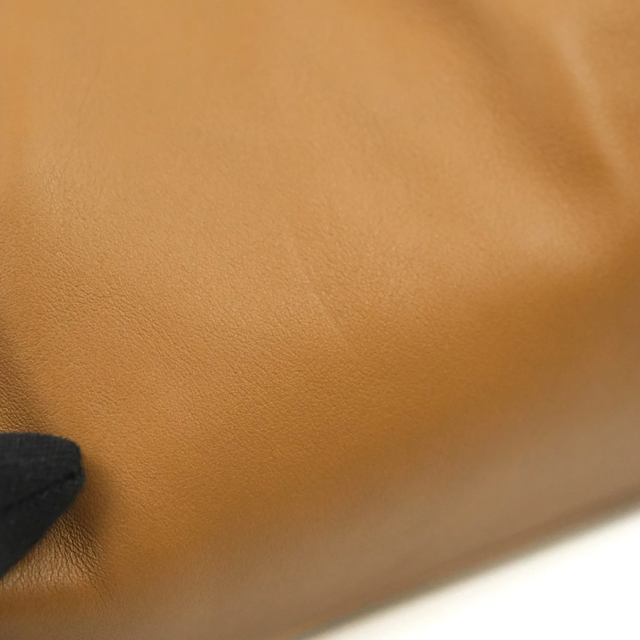 Bottega Veneta Butter Calfskin The Mini Pouch Dark Caramel