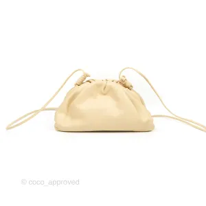 Bottega Veneta Butter Calfskin The Mini Pouch Pale Beige