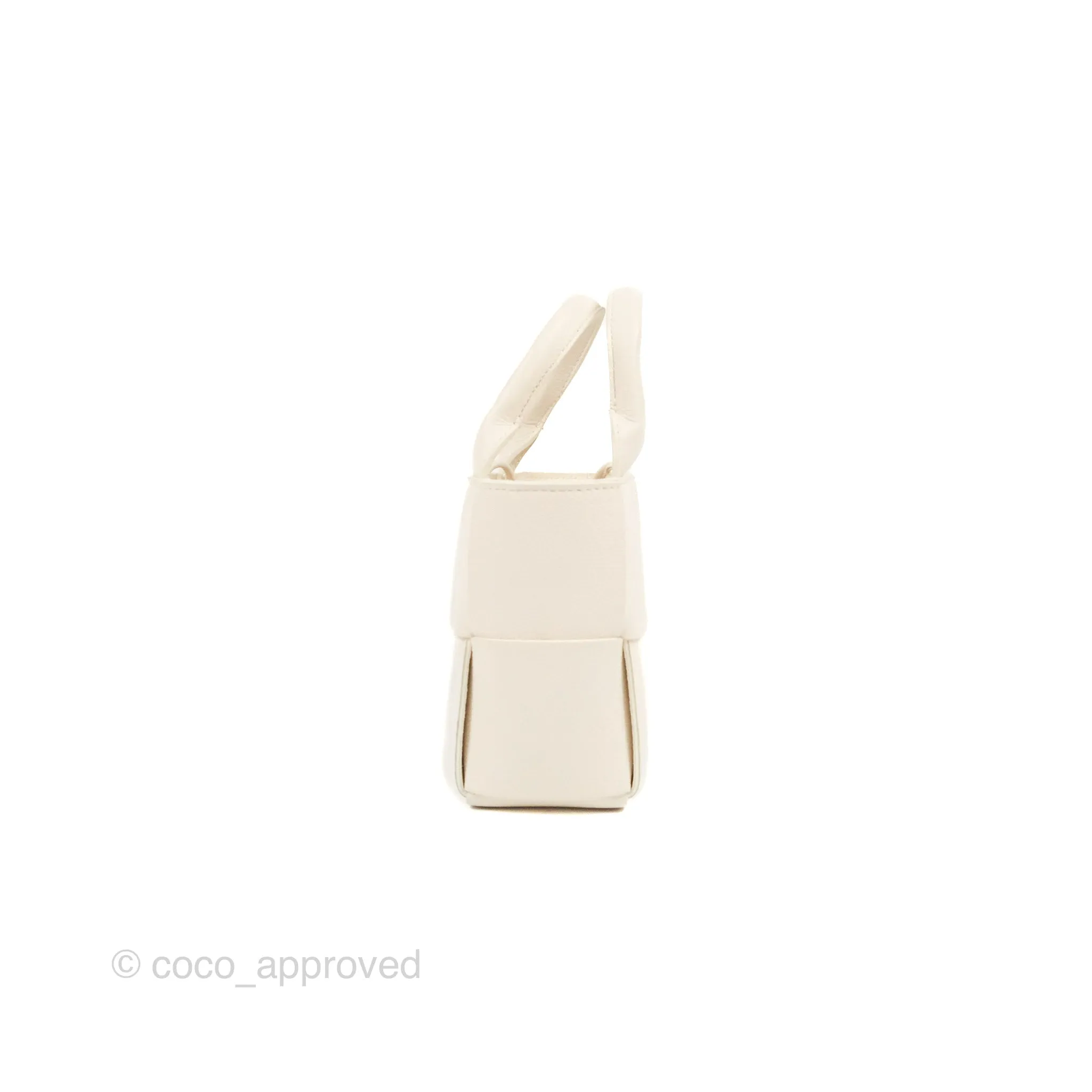 Bottega Veneta Candy Arco Tote Bag Micro Intreccio Grained Calfskin