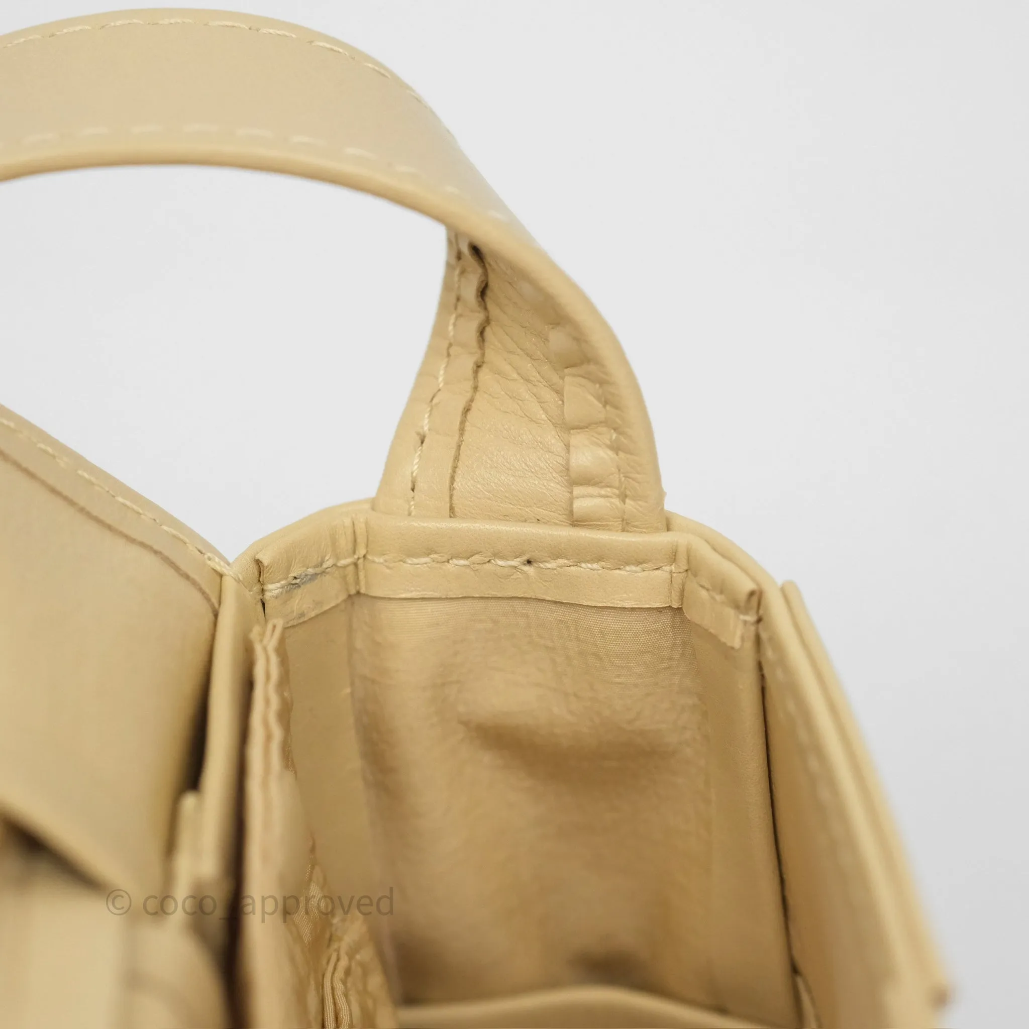 Bottega Veneta Cassette Mini Bag Porridge Calfskin