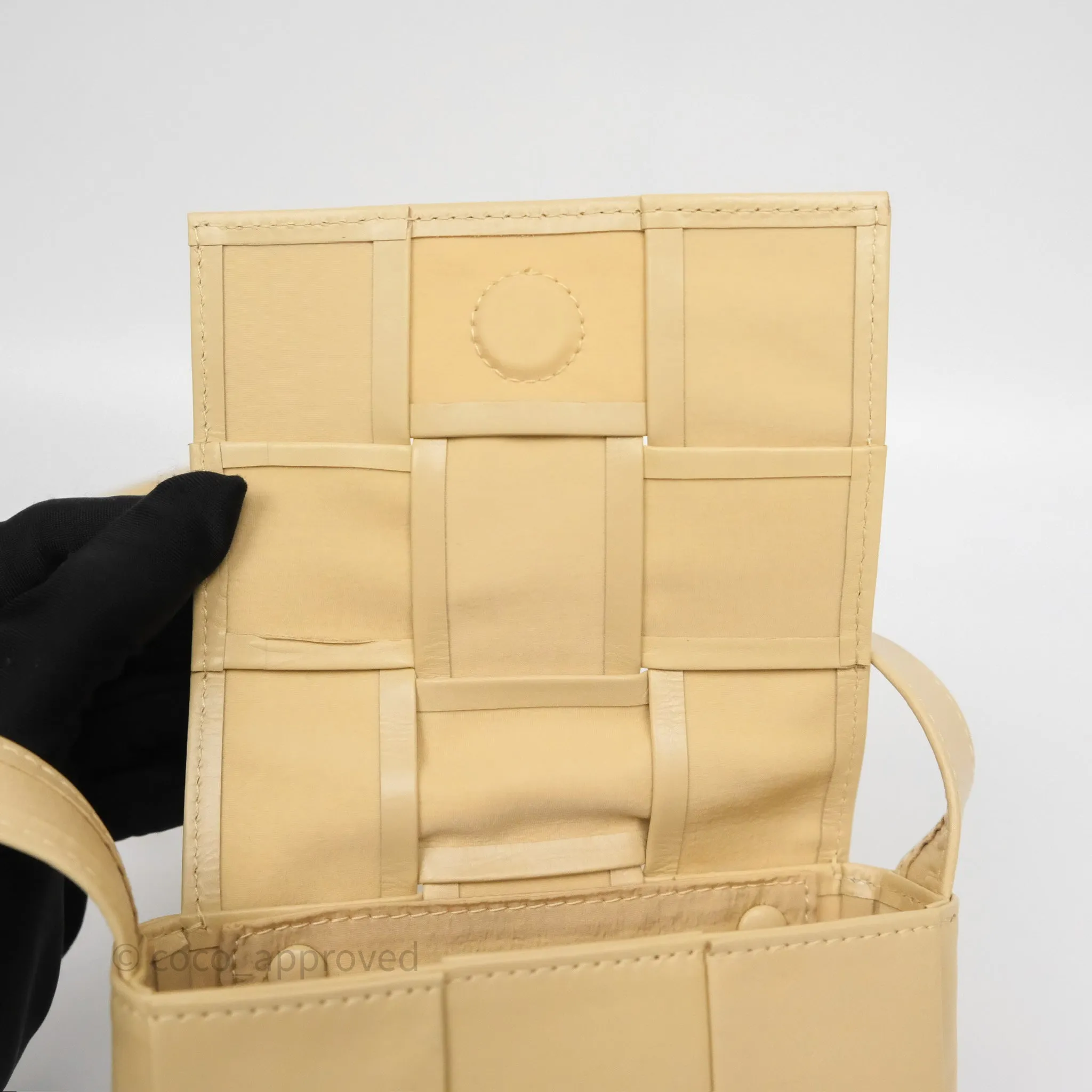 Bottega Veneta Cassette Mini Bag Porridge Calfskin