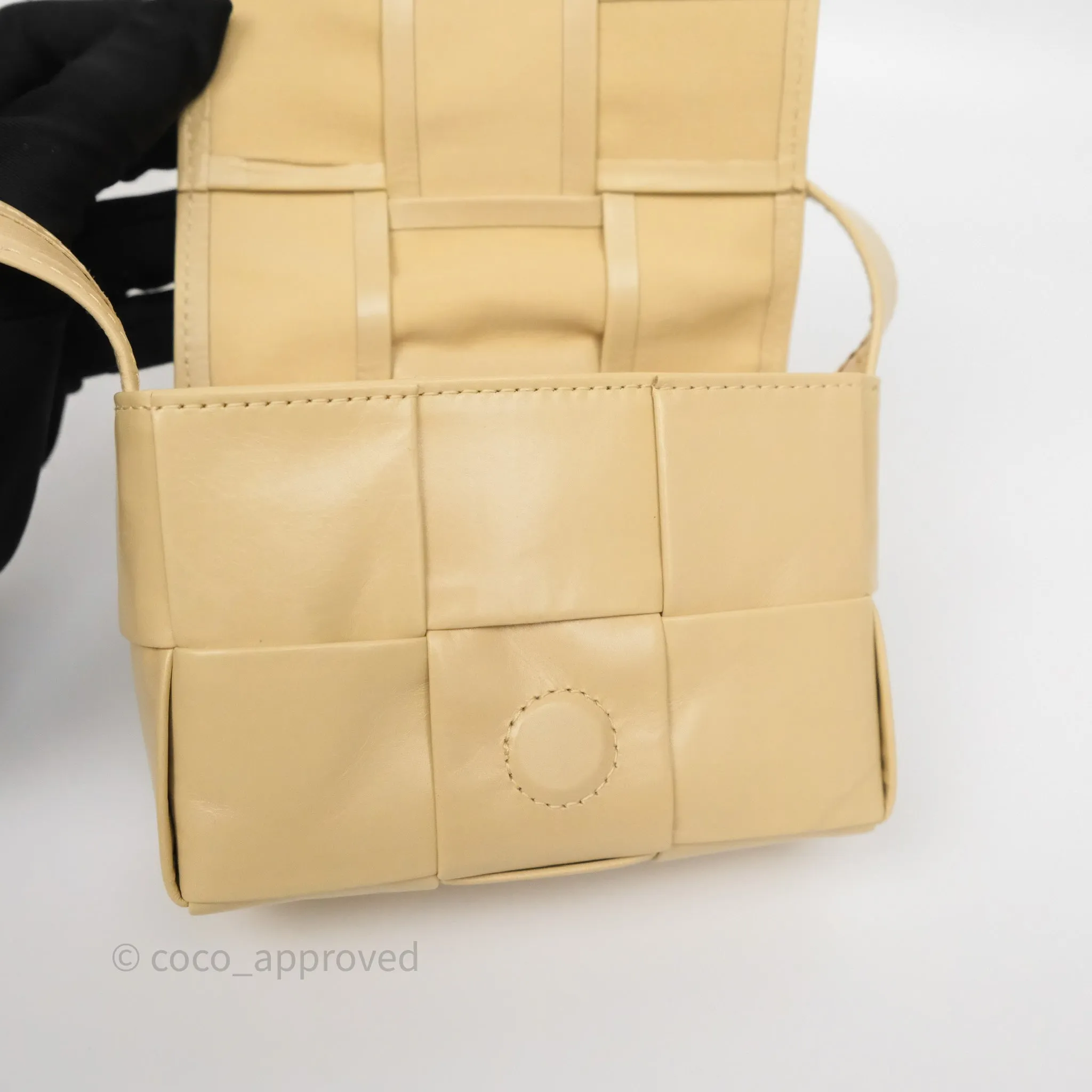 Bottega Veneta Cassette Mini Bag Porridge Calfskin