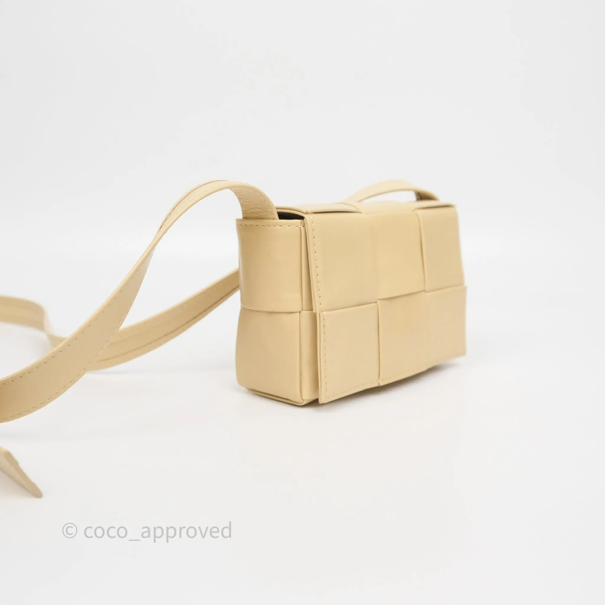 Bottega Veneta Cassette Mini Bag Porridge Calfskin