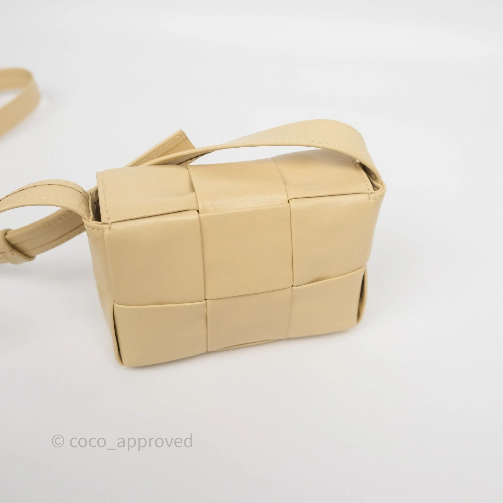 Bottega Veneta Cassette Mini Bag Porridge Calfskin