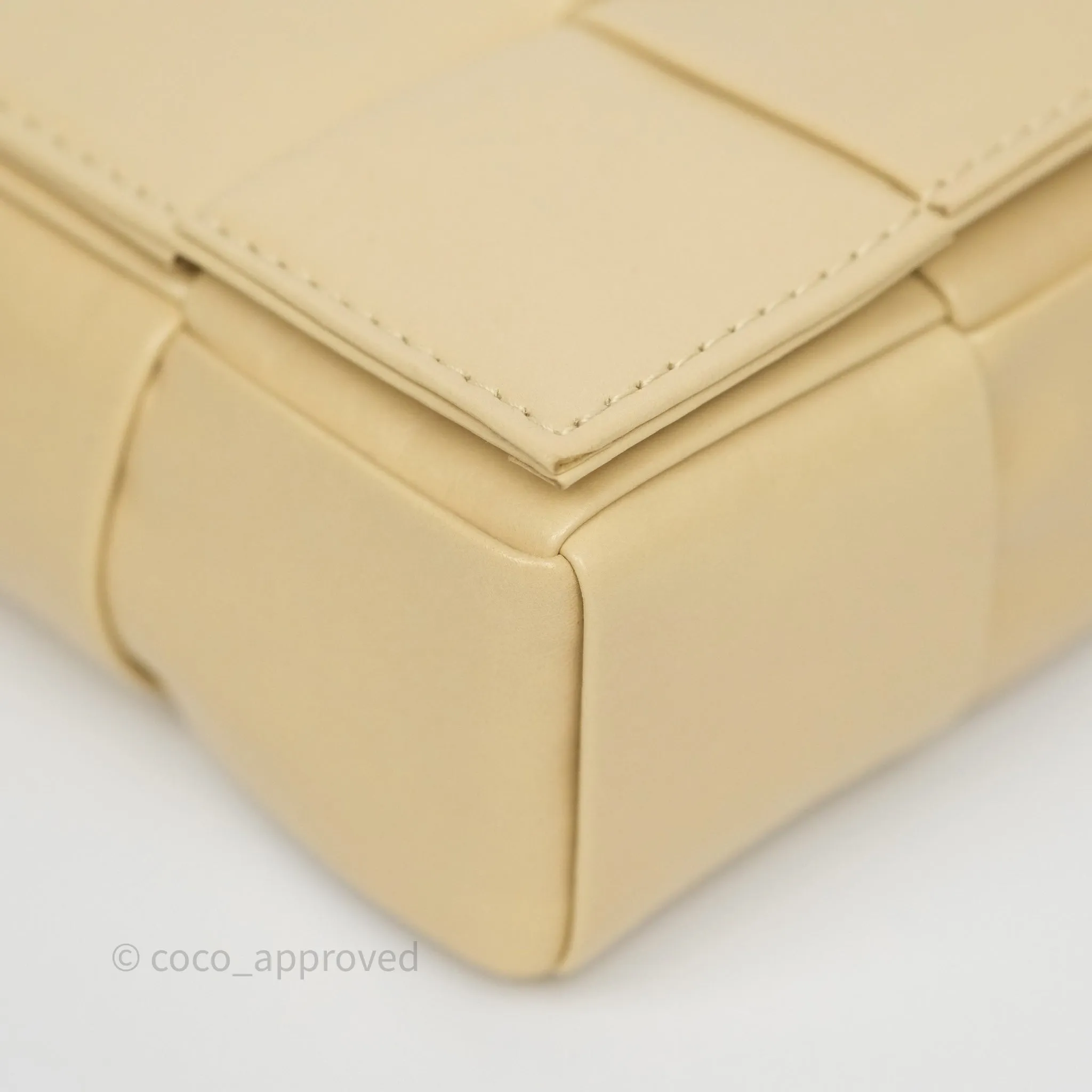 Bottega Veneta Cassette Mini Bag Porridge Calfskin