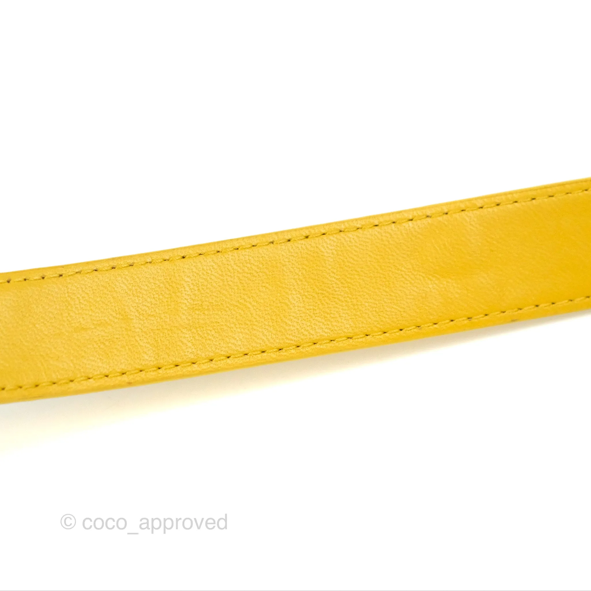 Bottega Veneta Cassette Shoulder Bag Intrecciato Yellow Lambskin