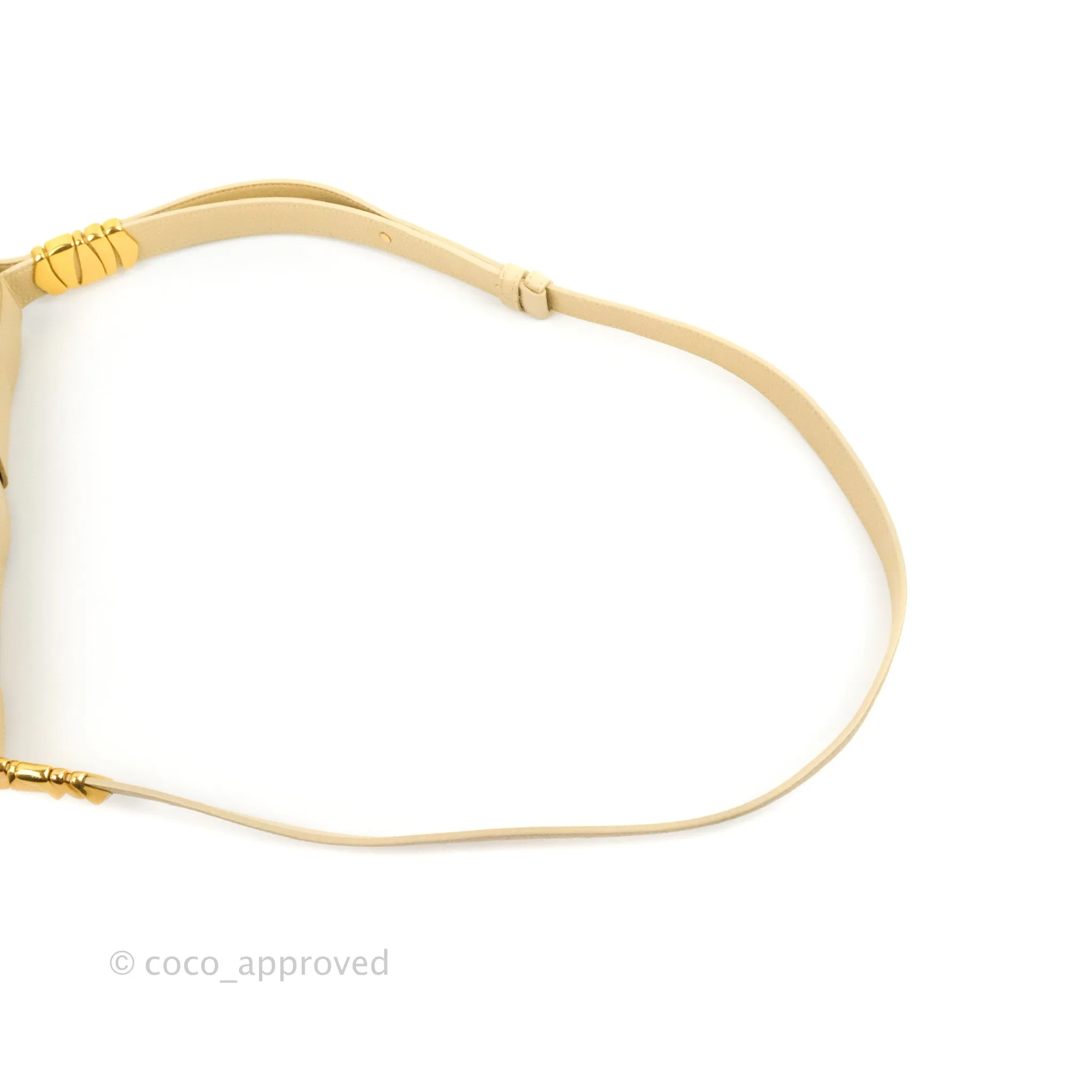 Bottega Veneta Cassette Shoulder Bag Intreccio Porridge Grained Calfskin Gold Hardware