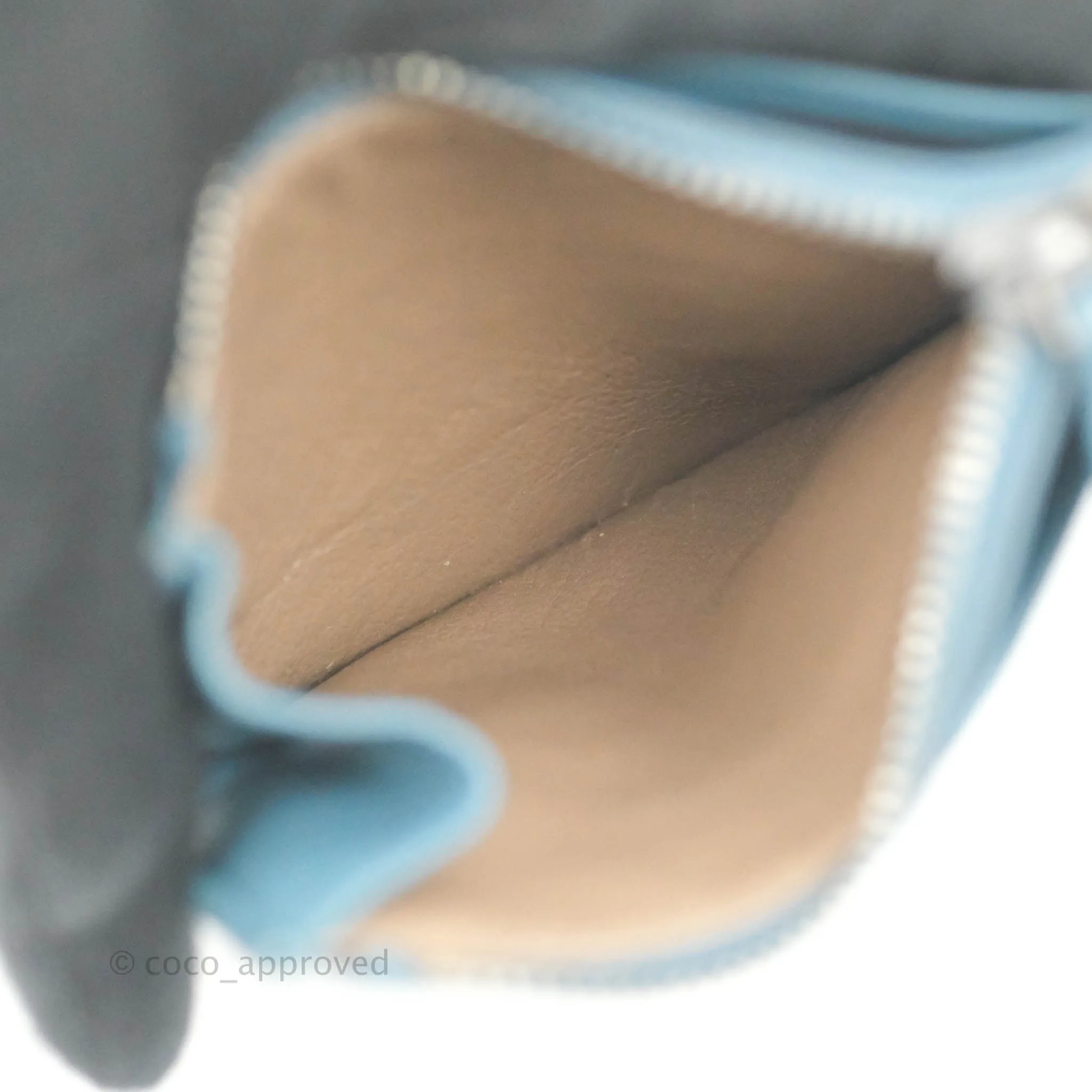 Bottega Veneta Intrecciato Card Holder Petrol Blue
