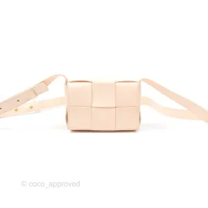 Bottega Veneta Intreccio Cassette Mini Bag Melon Washed Lambskin