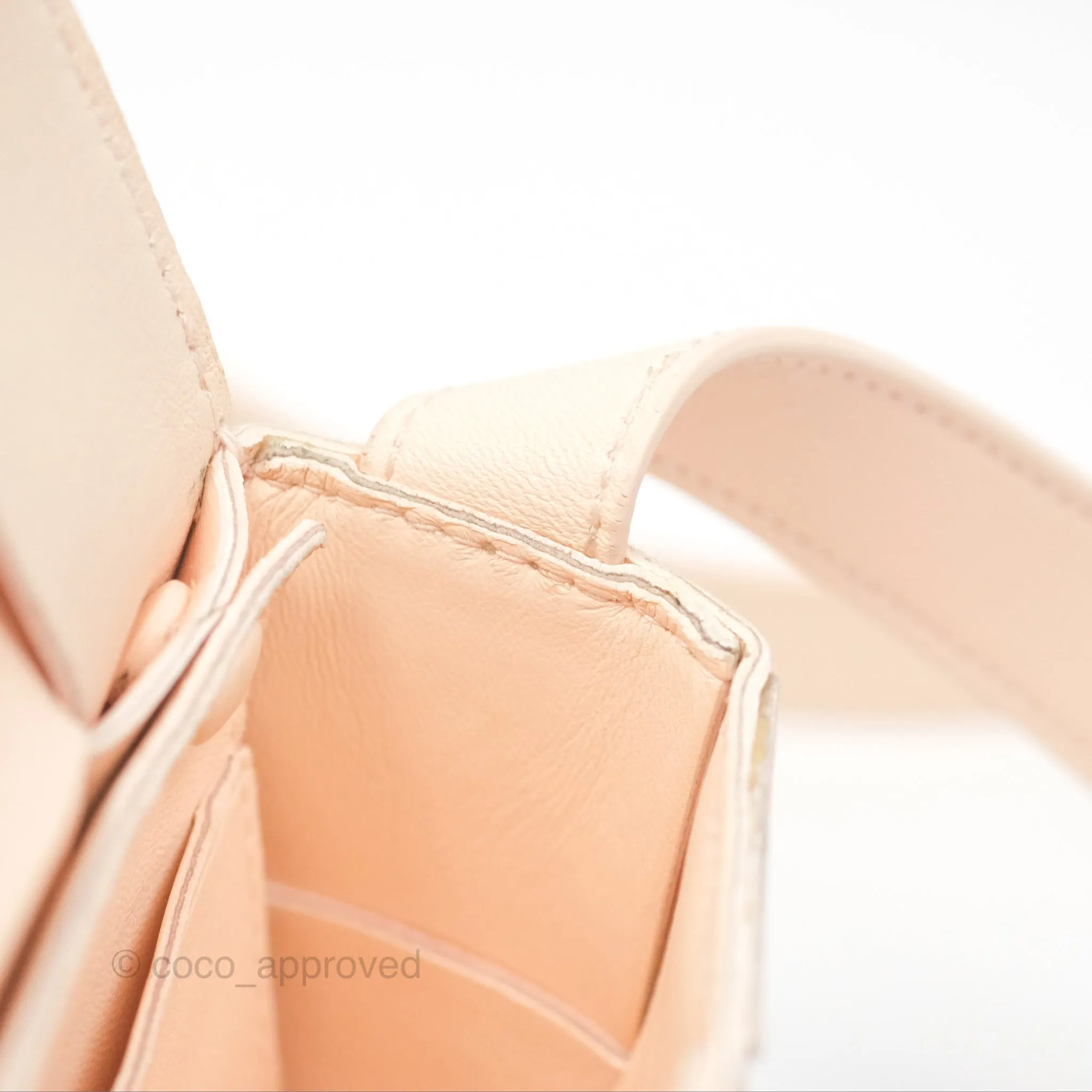 Bottega Veneta Intreccio Cassette Mini Bag Melon Washed Lambskin