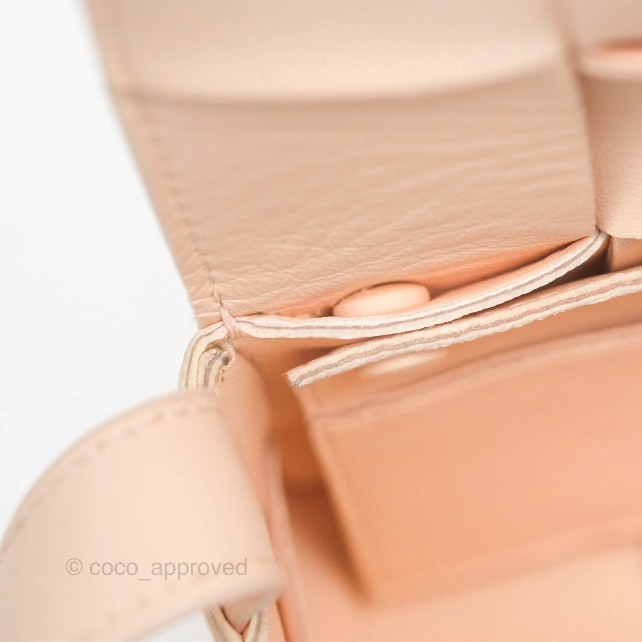 Bottega Veneta Intreccio Cassette Mini Bag Melon Washed Lambskin