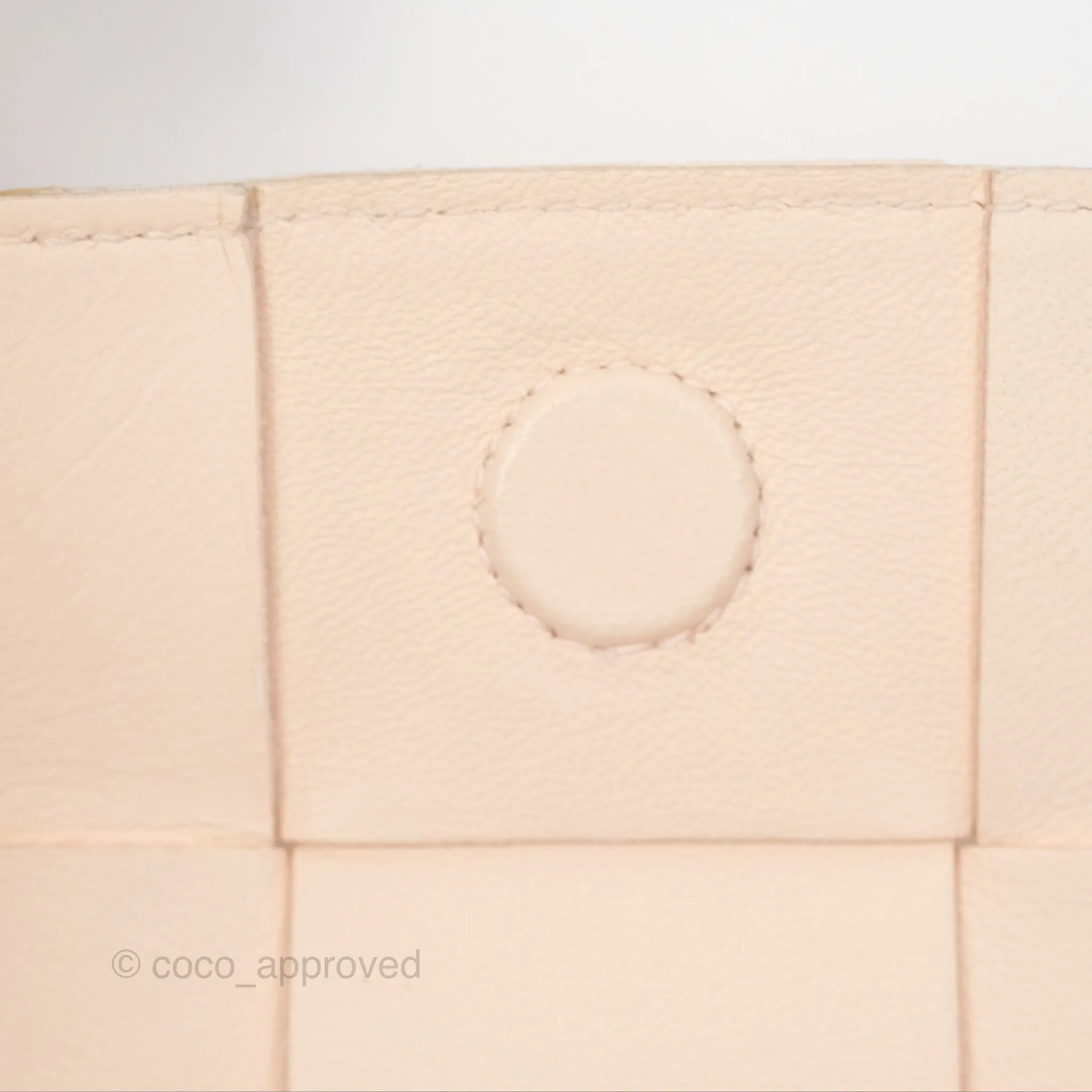 Bottega Veneta Intreccio Cassette Mini Bag Melon Washed Lambskin