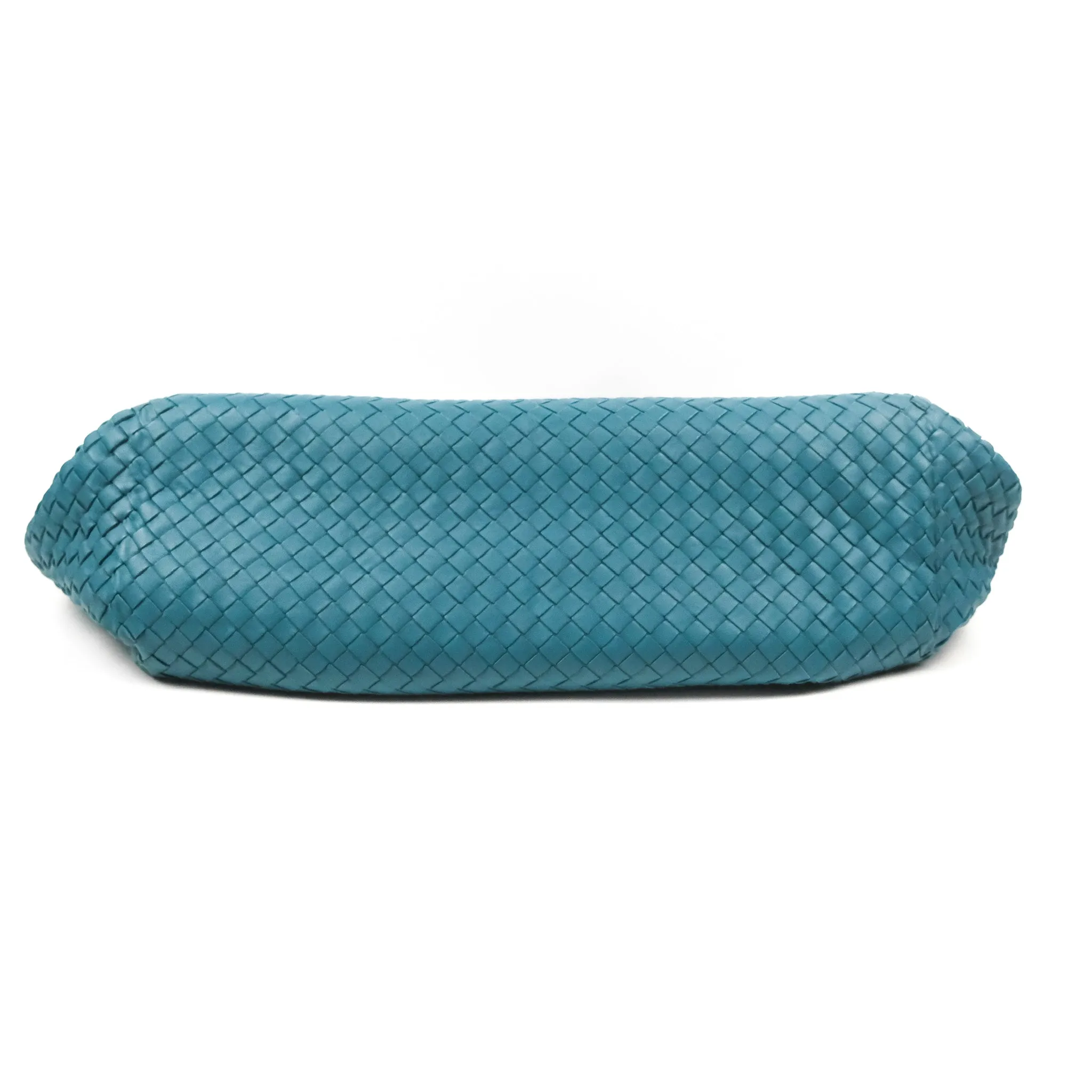 Bottega Veneta Large Cesta Tote Intrecciato Teal