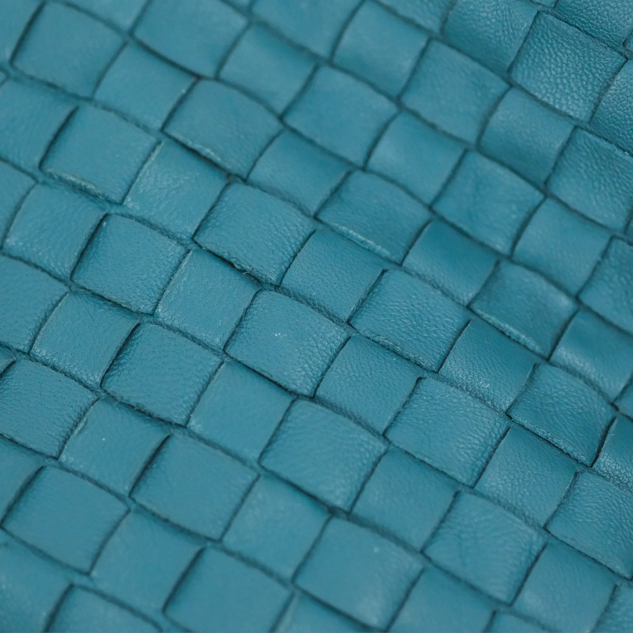 Bottega Veneta Large Cesta Tote Intrecciato Teal