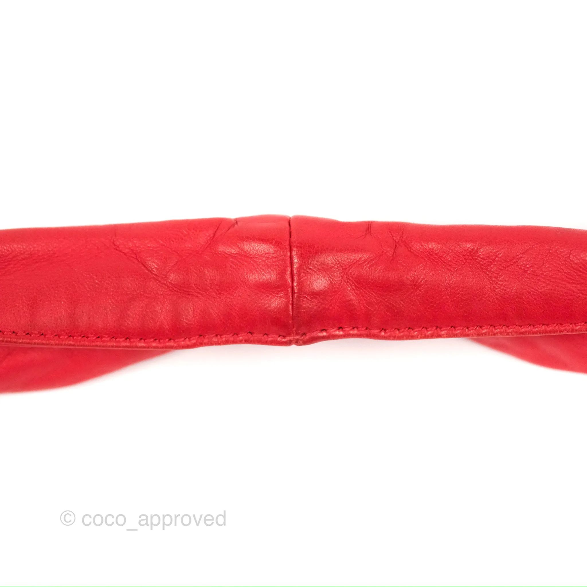 Bottega Veneta Large Hobo Intrecciato Nappa Red