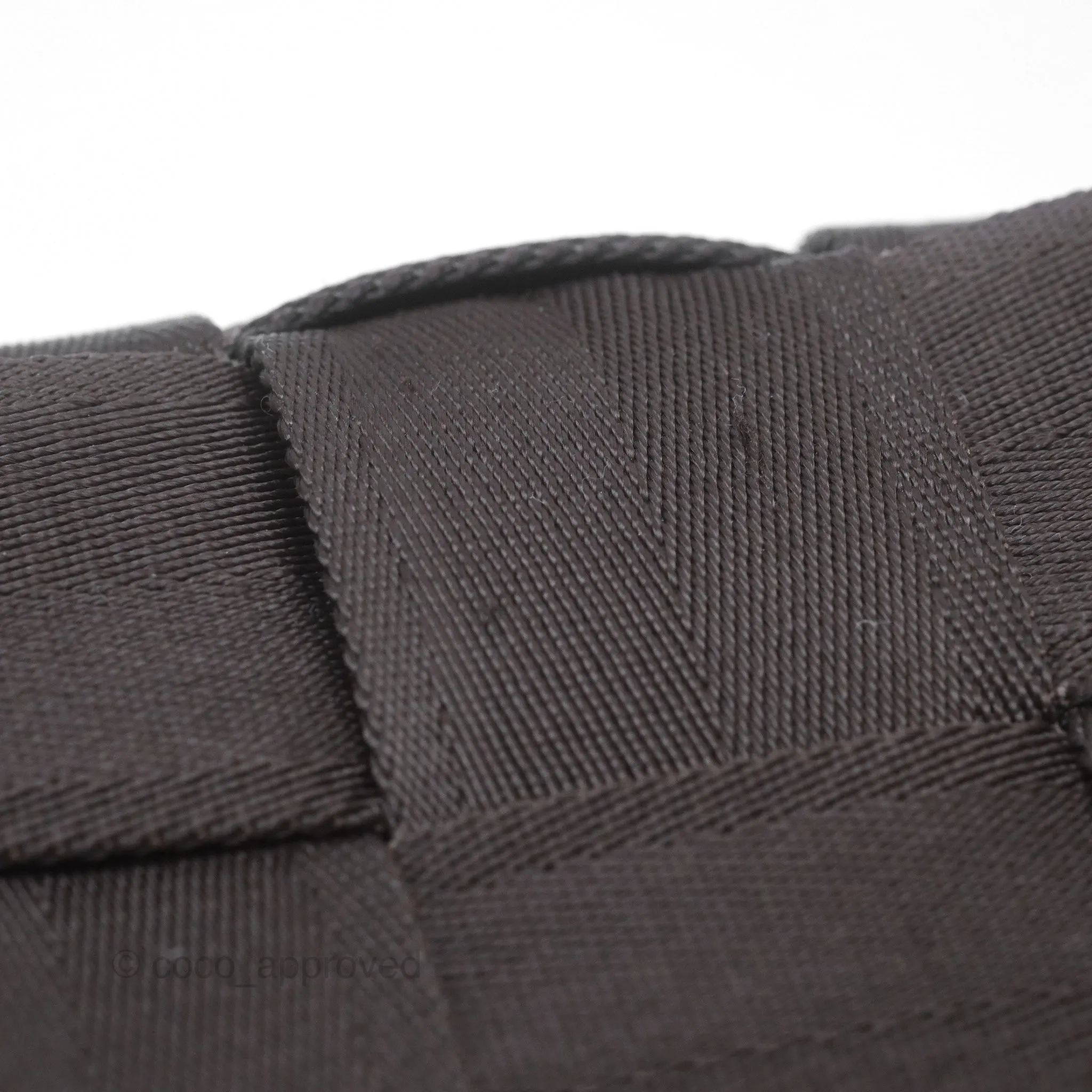 Bottega Veneta Maxi Webbing Cassette Bag Dark Brown