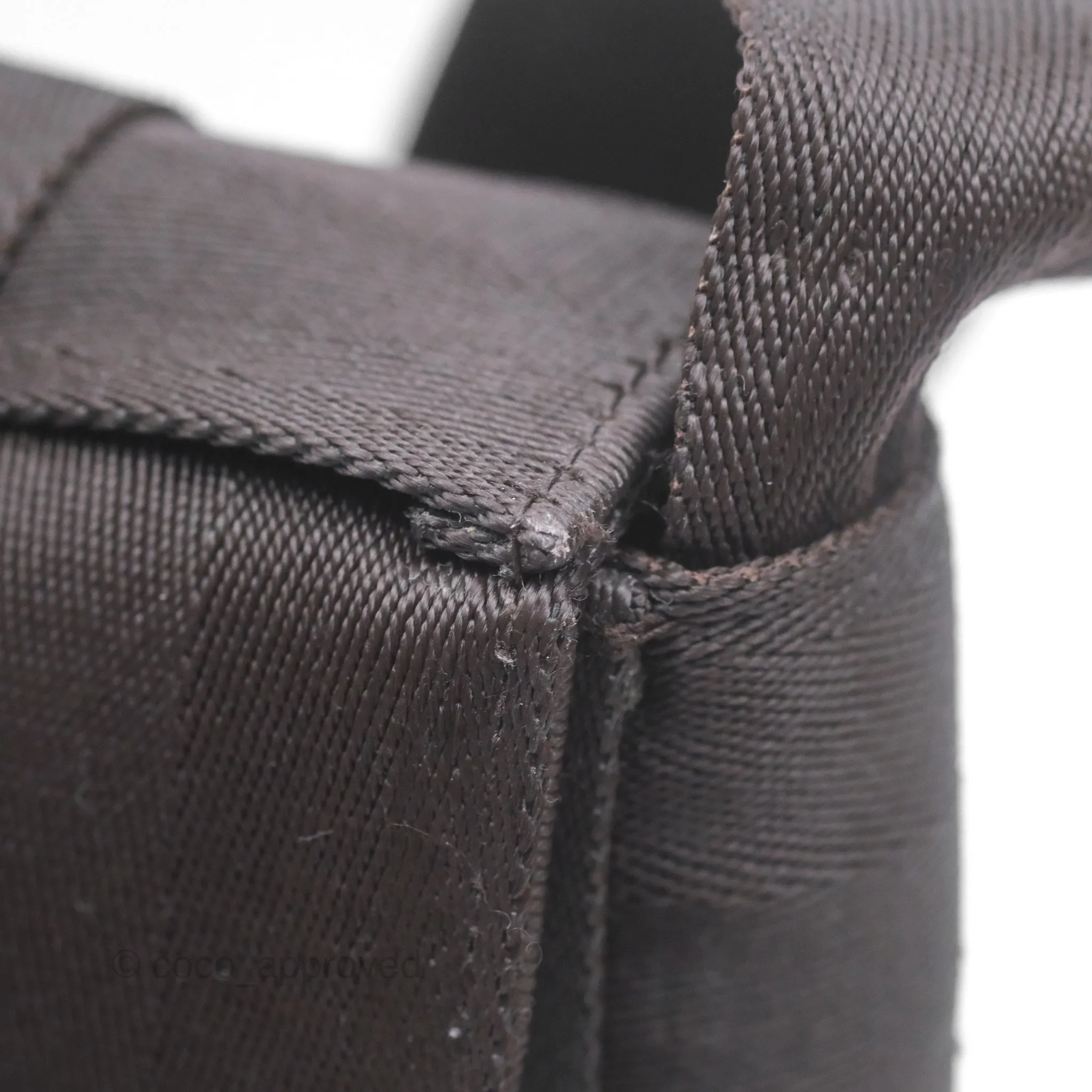 Bottega Veneta Maxi Webbing Cassette Bag Dark Brown