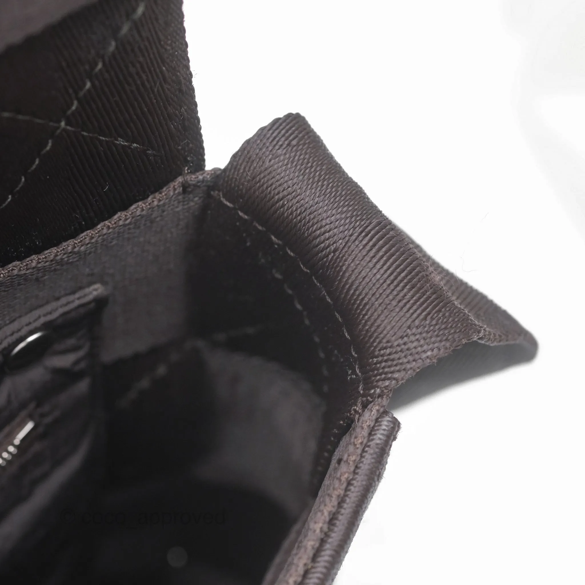 Bottega Veneta Maxi Webbing Cassette Bag Dark Brown