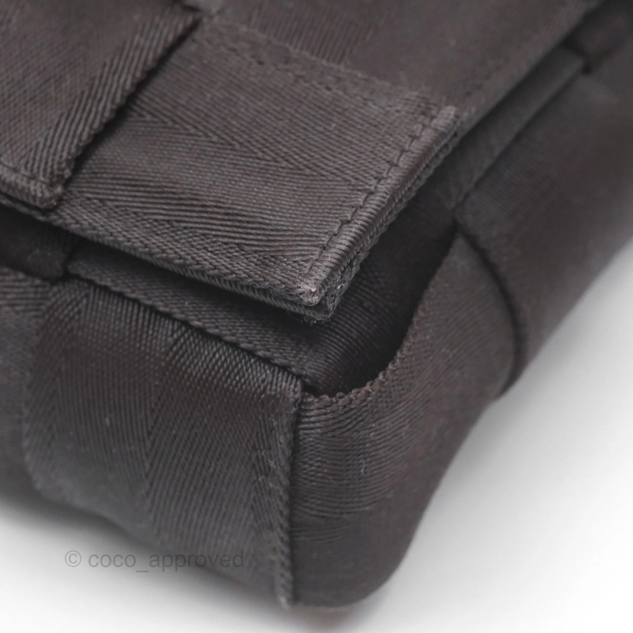 Bottega Veneta Maxi Webbing Cassette Bag Dark Brown