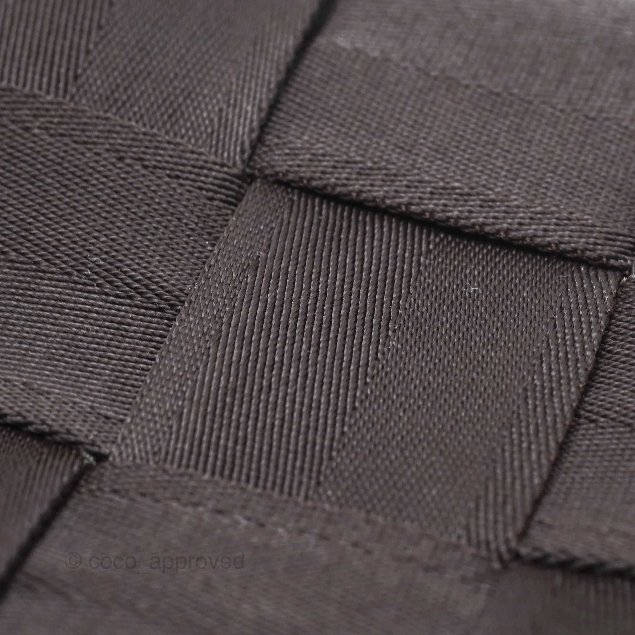 Bottega Veneta Maxi Webbing Cassette Bag Dark Brown