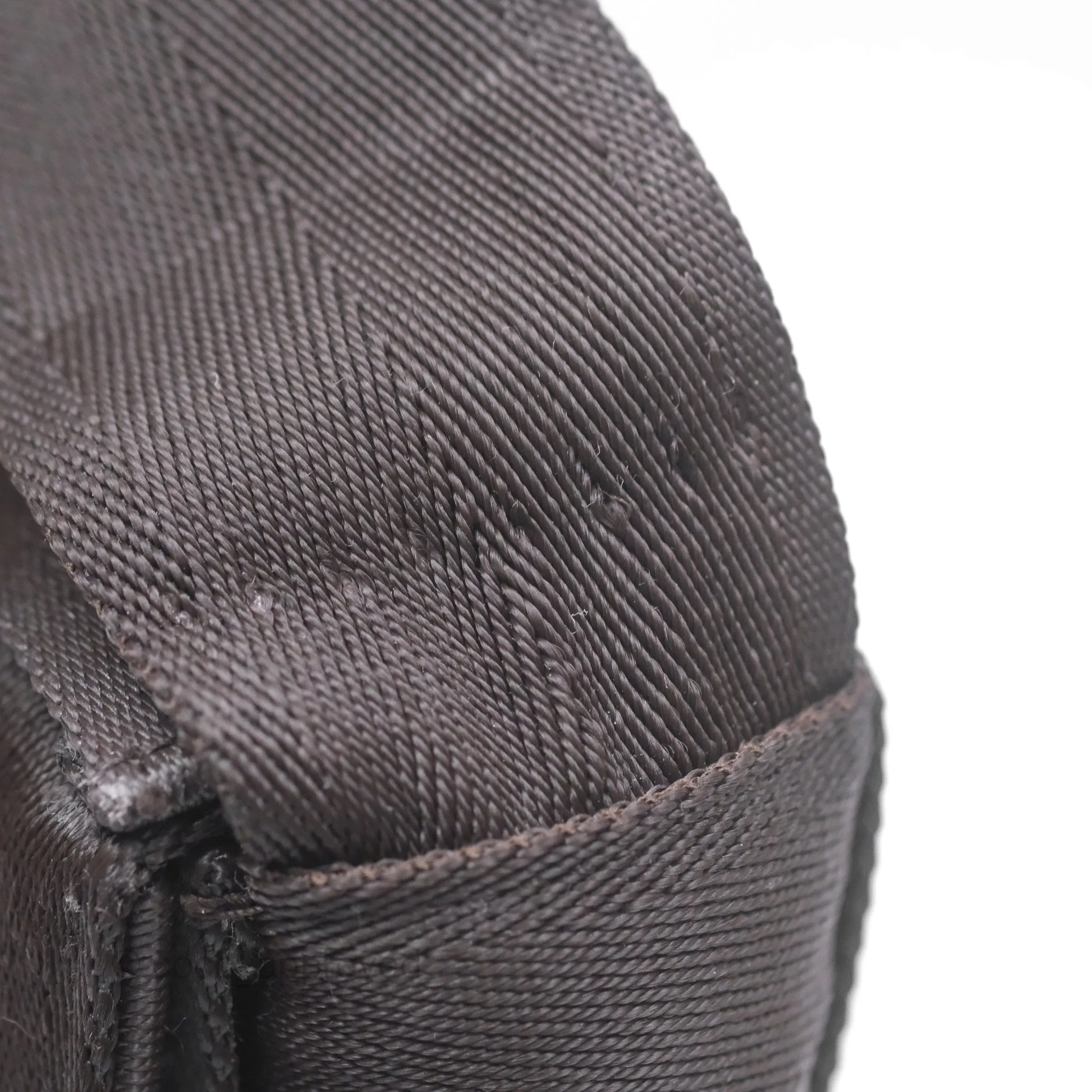Bottega Veneta Maxi Webbing Cassette Bag Dark Brown