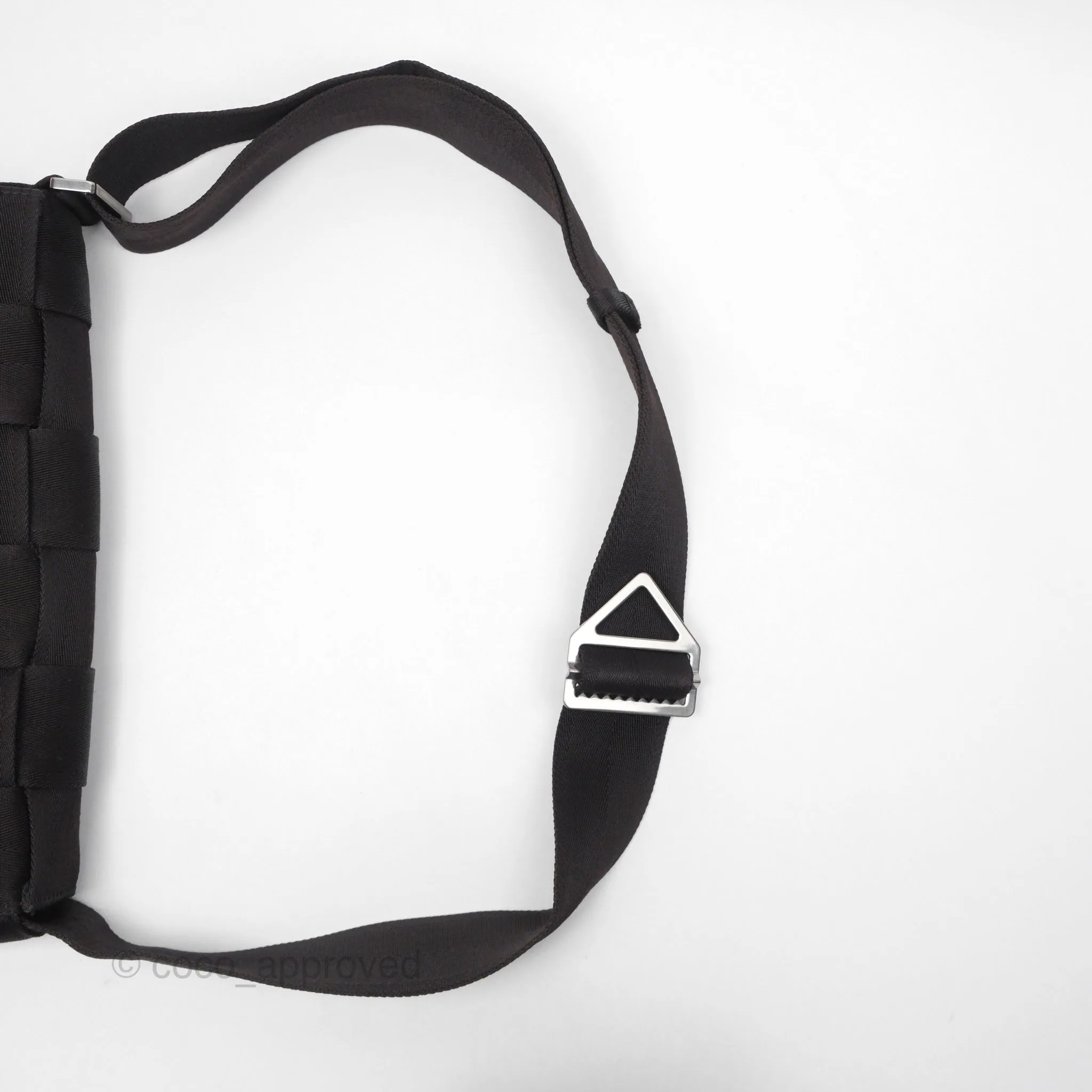 Bottega Veneta Maxi Webbing Cassette Bag Dark Brown