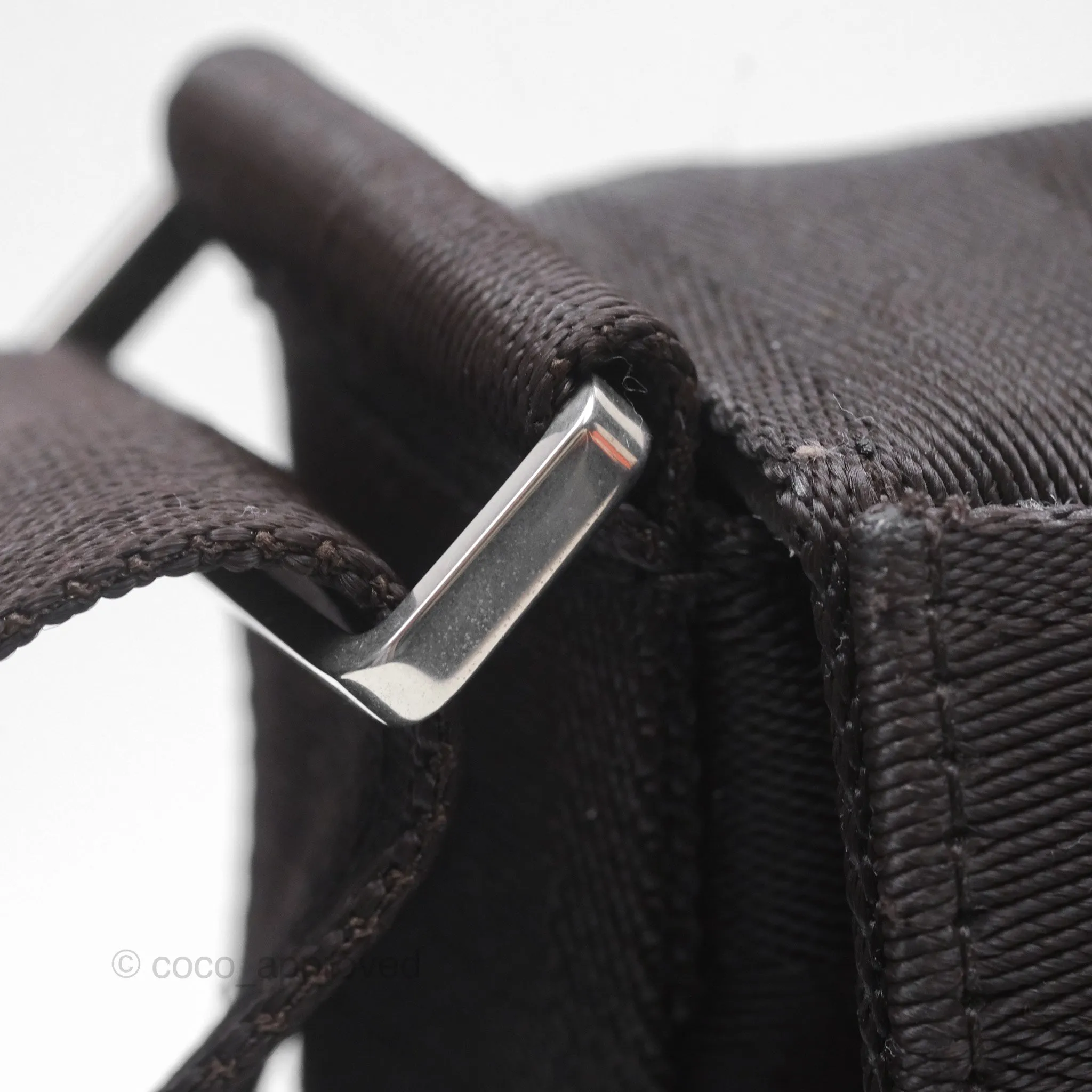 Bottega Veneta Maxi Webbing Cassette Bag Dark Brown
