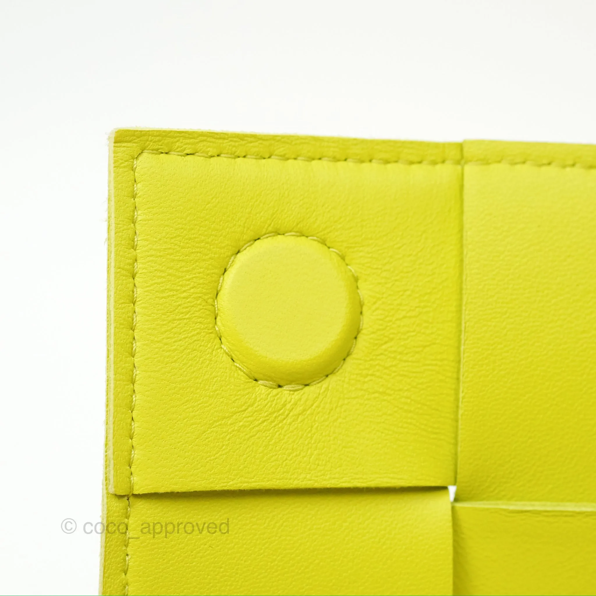 Bottega Veneta Mini Cassette Belt Bag Intreccio Lambskin Kiwi