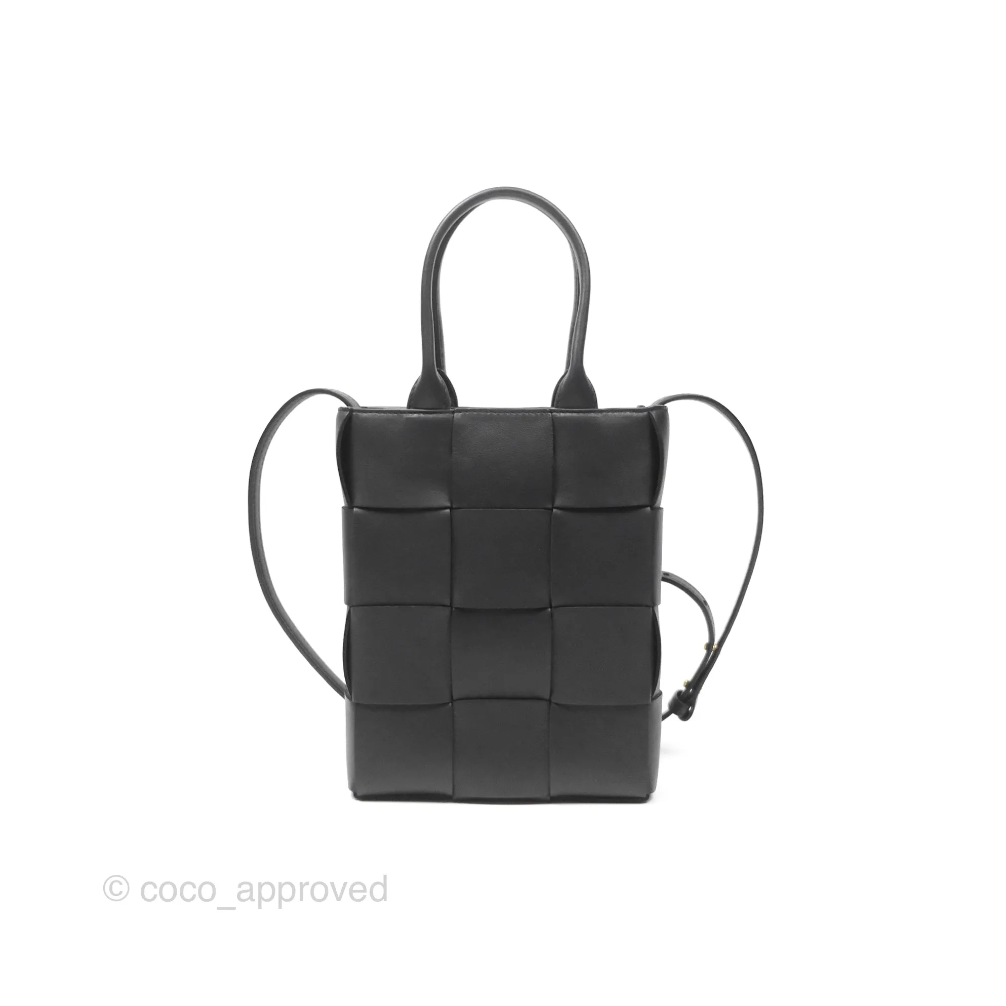 Bottega Veneta Mini Cassette Tote Bag Black