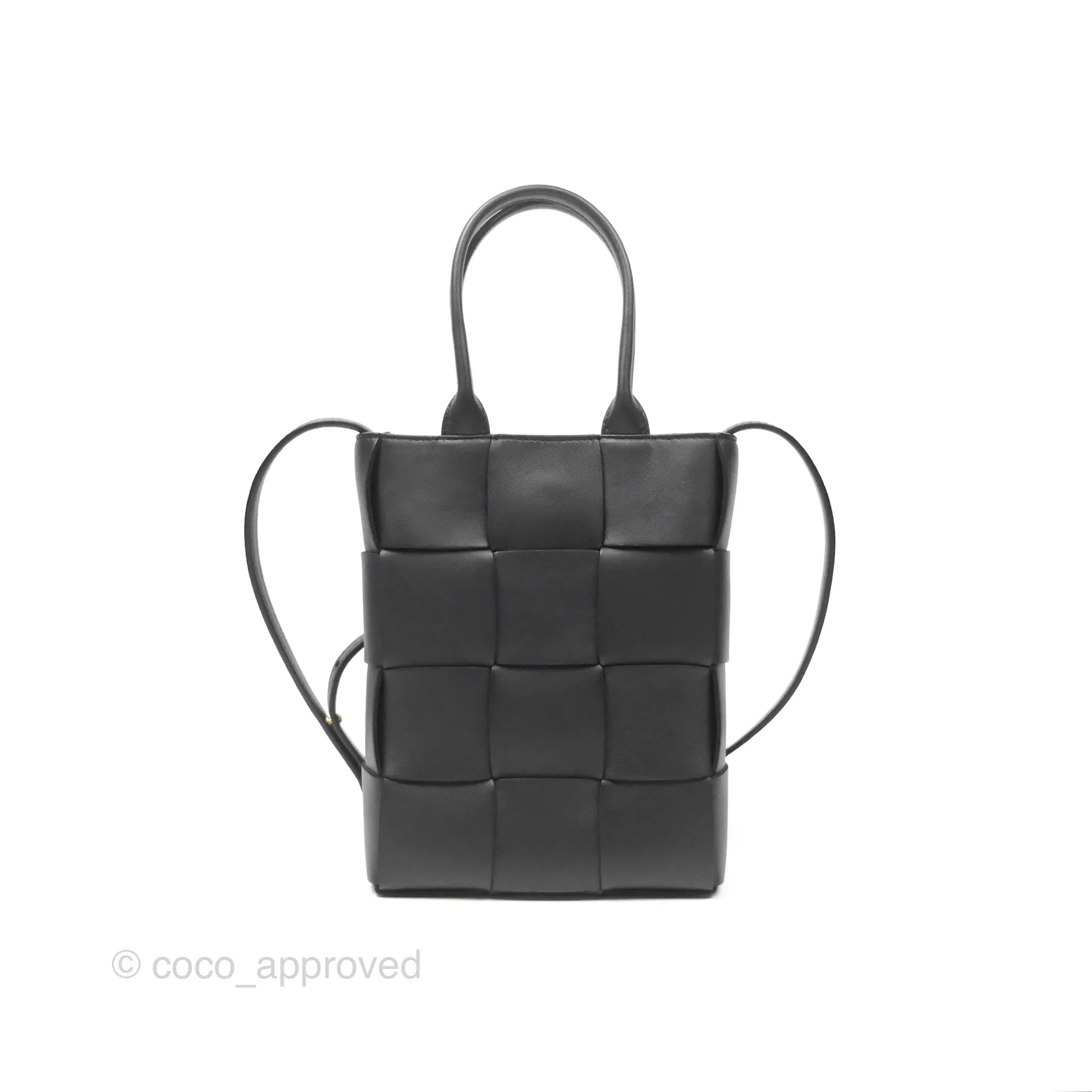 Bottega Veneta Mini Cassette Tote Bag Black