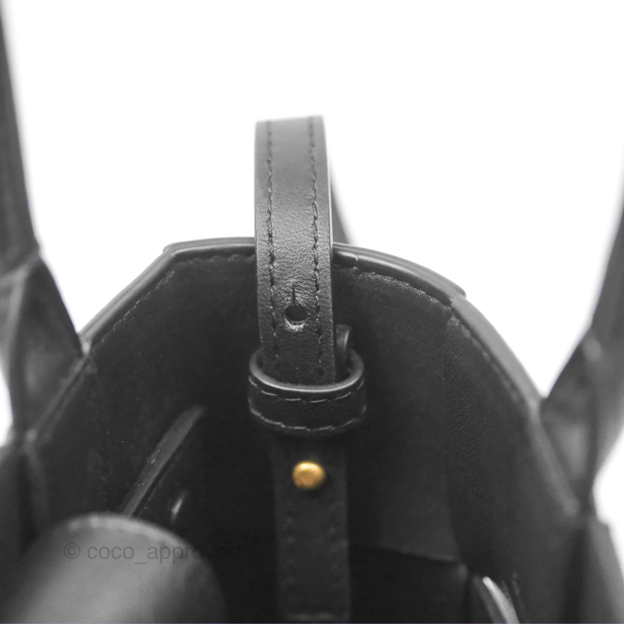 Bottega Veneta Mini Cassette Tote Bag Black